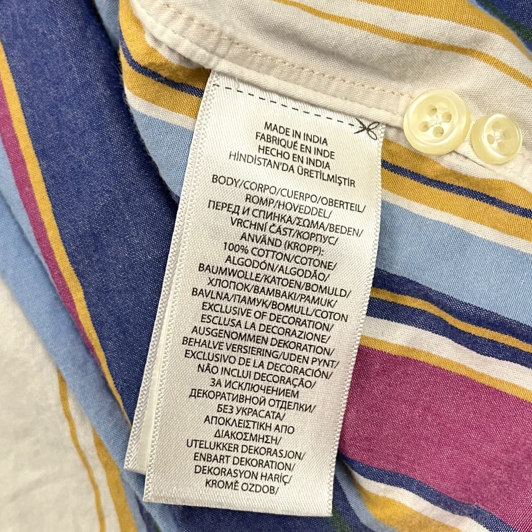 Polo Ralph Lauren Ralph Lauren Shirt Mens XL Multicolor Striped Button-Down polo pony Preppy Pony Shirt Size US XL / EU 56 / 4 - 6 Thumbnail