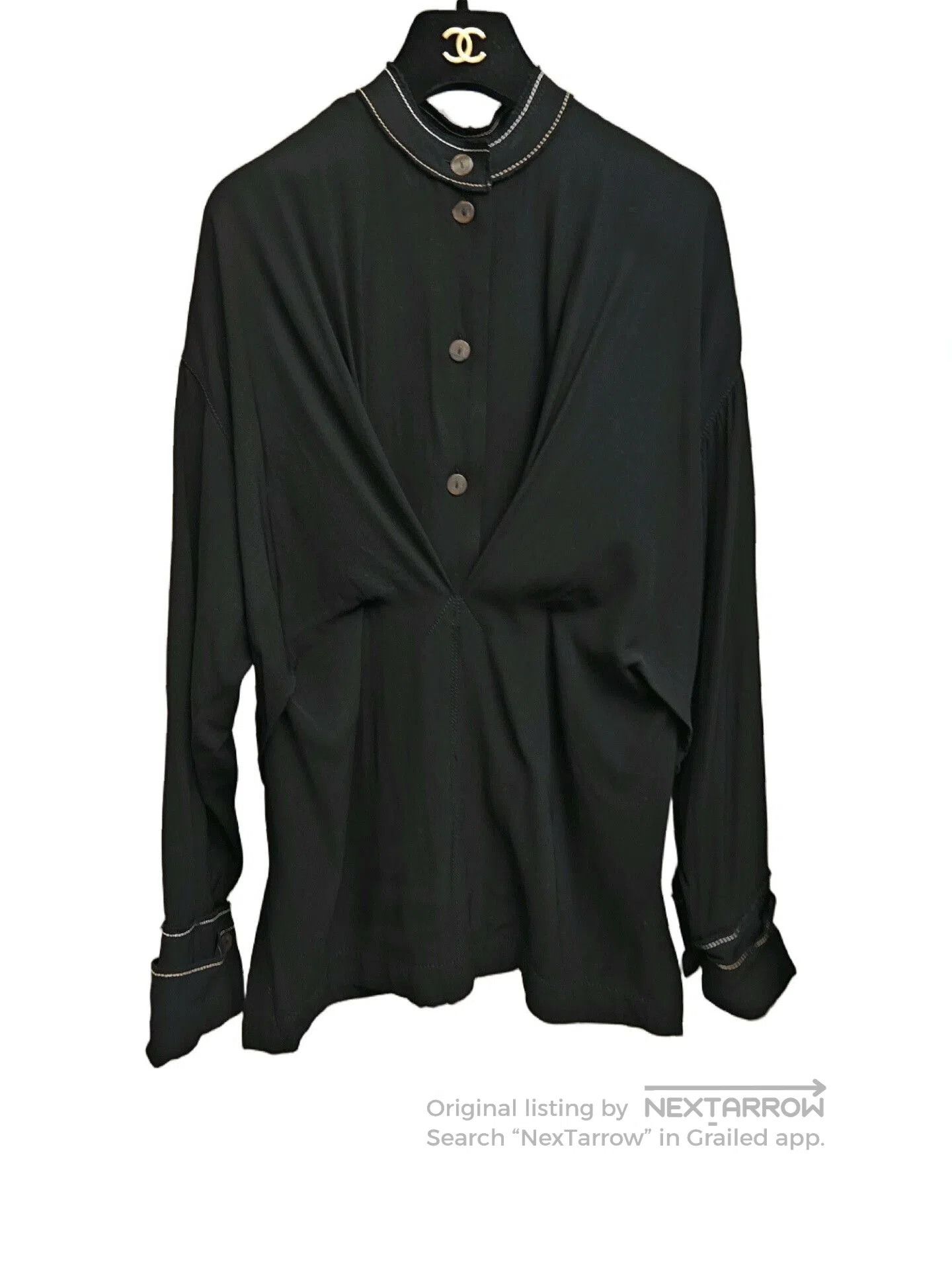 Loewe Loewe Black Wool Blend Shirt. Size US S / EU 44-46 / 1 - 2 Thumbnail