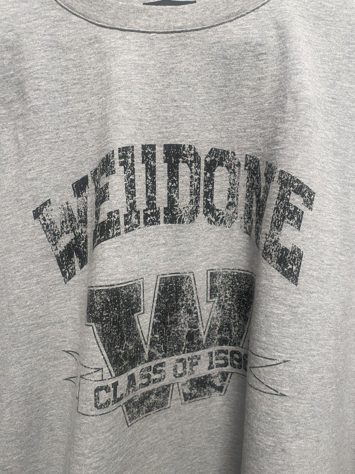 WE11DONE We11done College Tee Fits L/XL Size US M / EU 48-50 / 2 - 3 Thumbnail