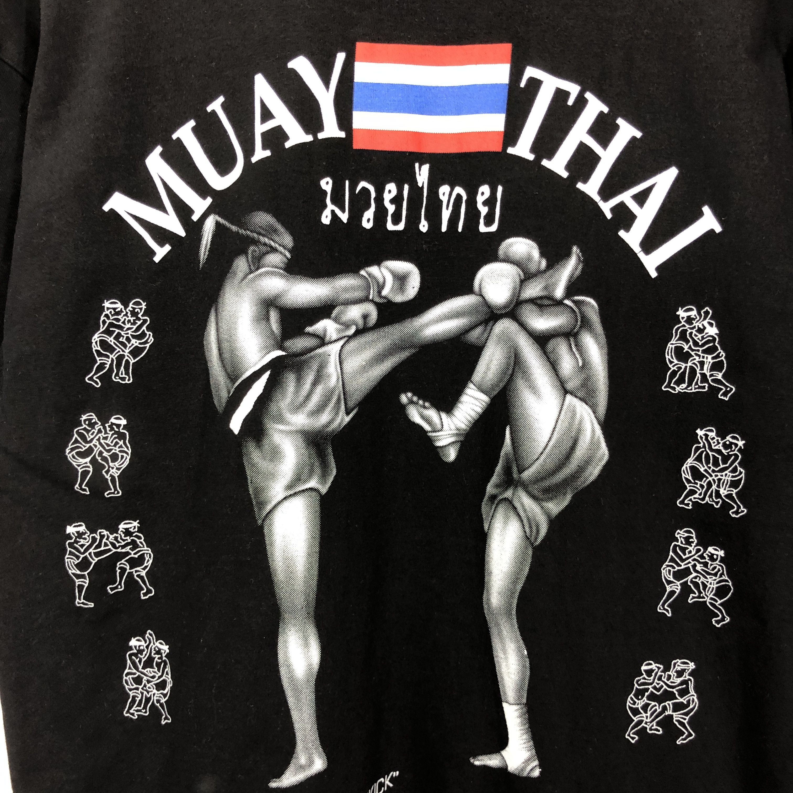 Other MUAY THAI Kick Lesson Crew Neck T Shirt #1582/01 Size US L / EU 52-54 / 3 - 7 Thumbnail