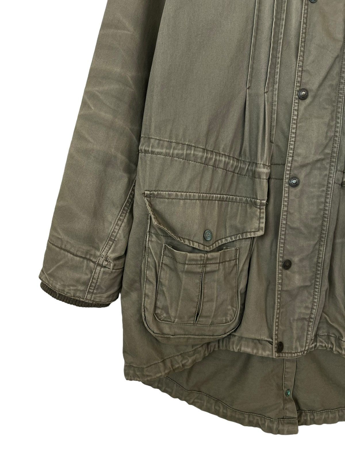 Japanese Brand No Name Japanese Multipocket Green Fur Parkas Size US M / EU 48-50 / 2 - 6 Thumbnail