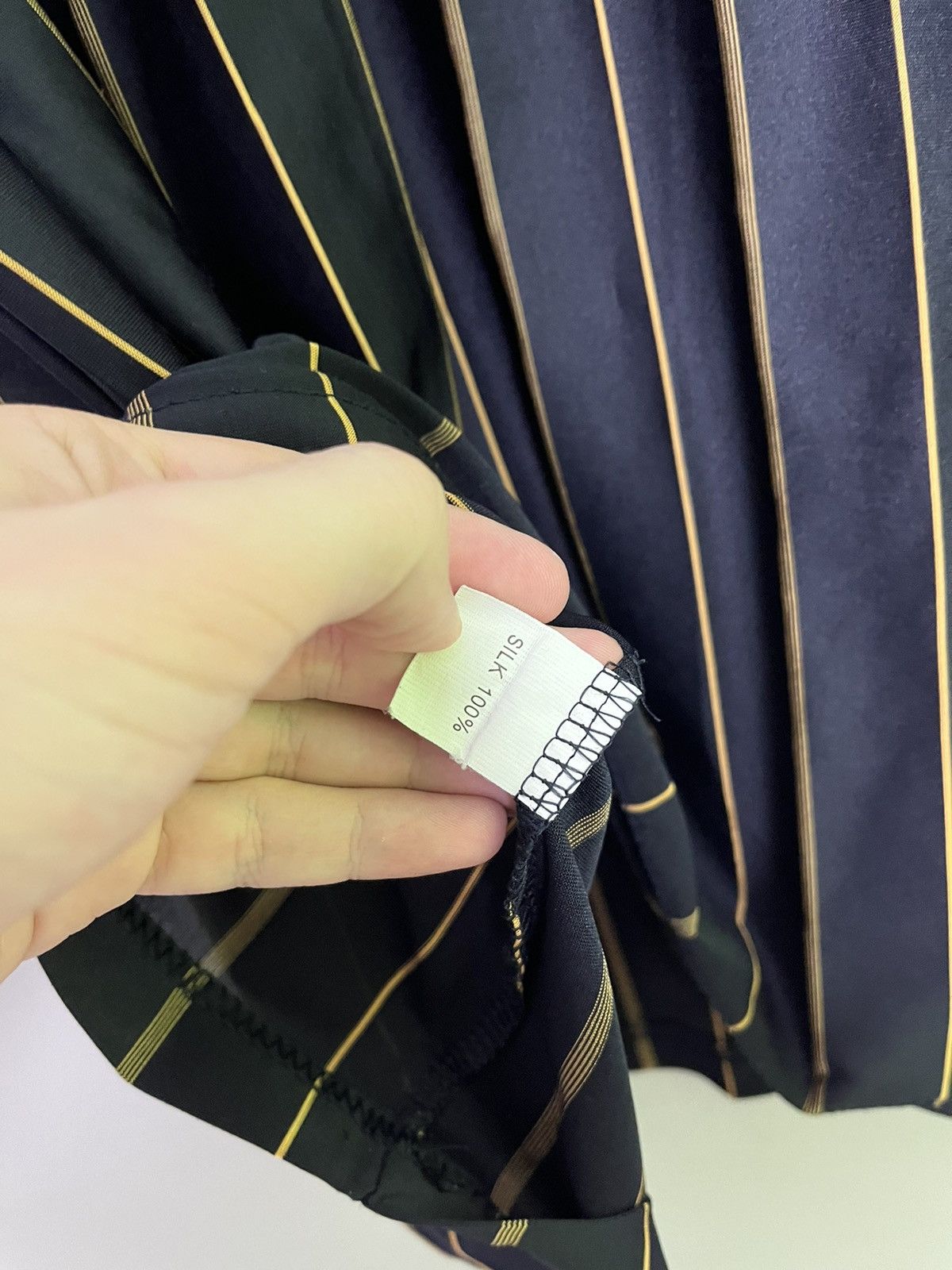 Yves Saint Laurent Vintage yves saint laurent silk polo tshirt Size US XL / EU 56 / 4 - 5 Thumbnail