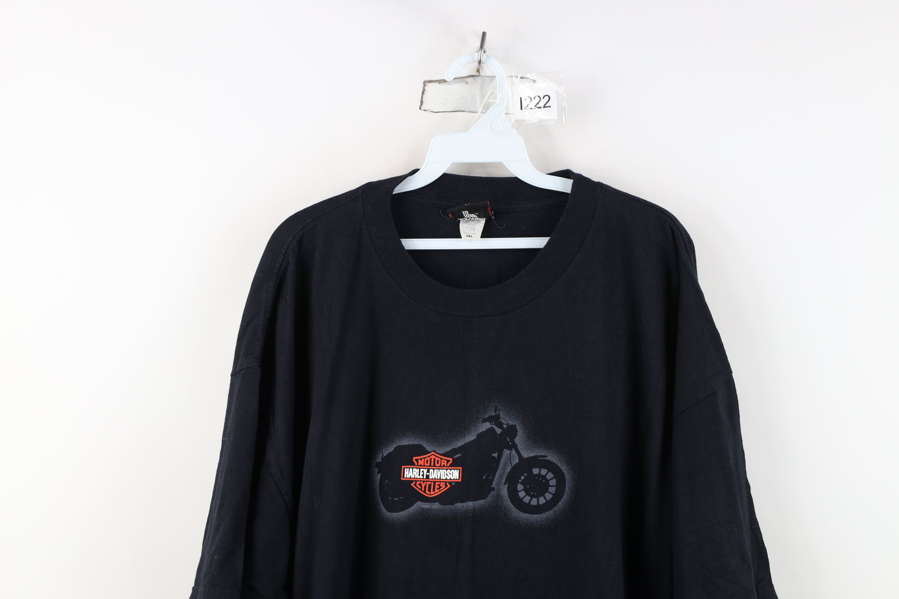 Harley Davidson Vintage Y2K 2000 Harley Davidson Logo New York T-Shirt USA Size US XXL / EU 58 / 5 - 2 Thumbnail