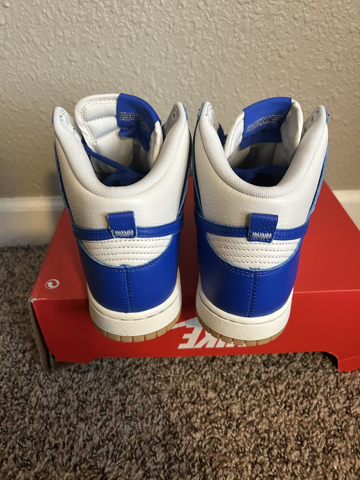 Nike Nike Dunk High Racer Blue Gum Size US 9 / EU 42 - 4 Thumbnail