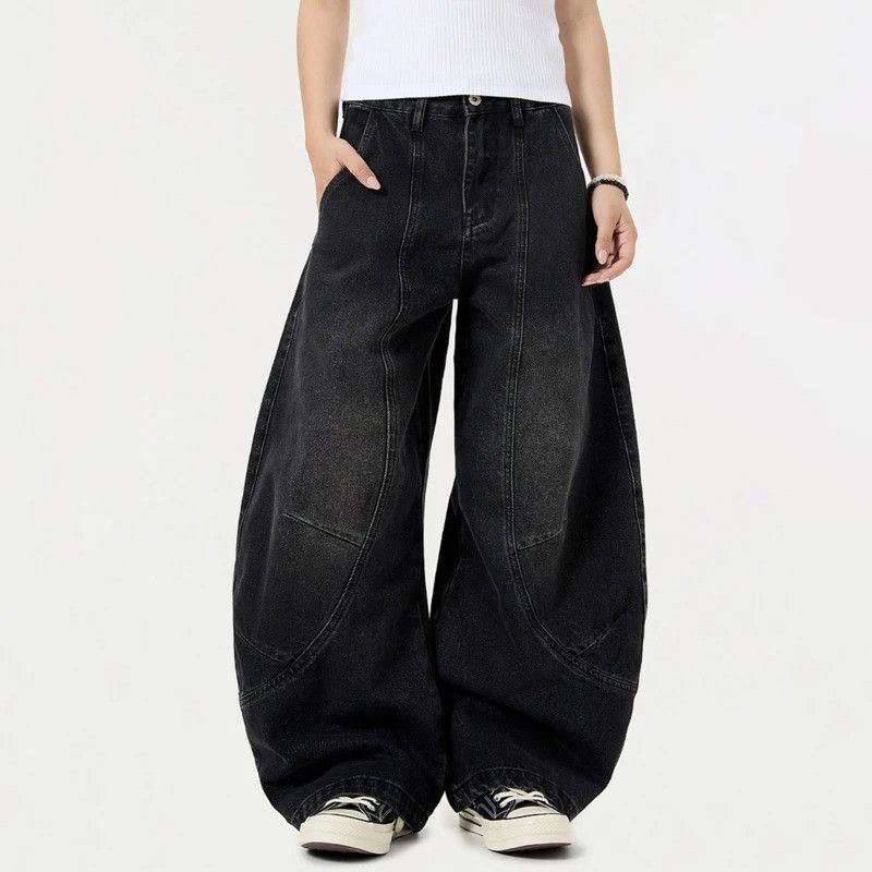 Jean Casual American Style Wide Leg Jeans Size US 33 - 1 Thumbnail