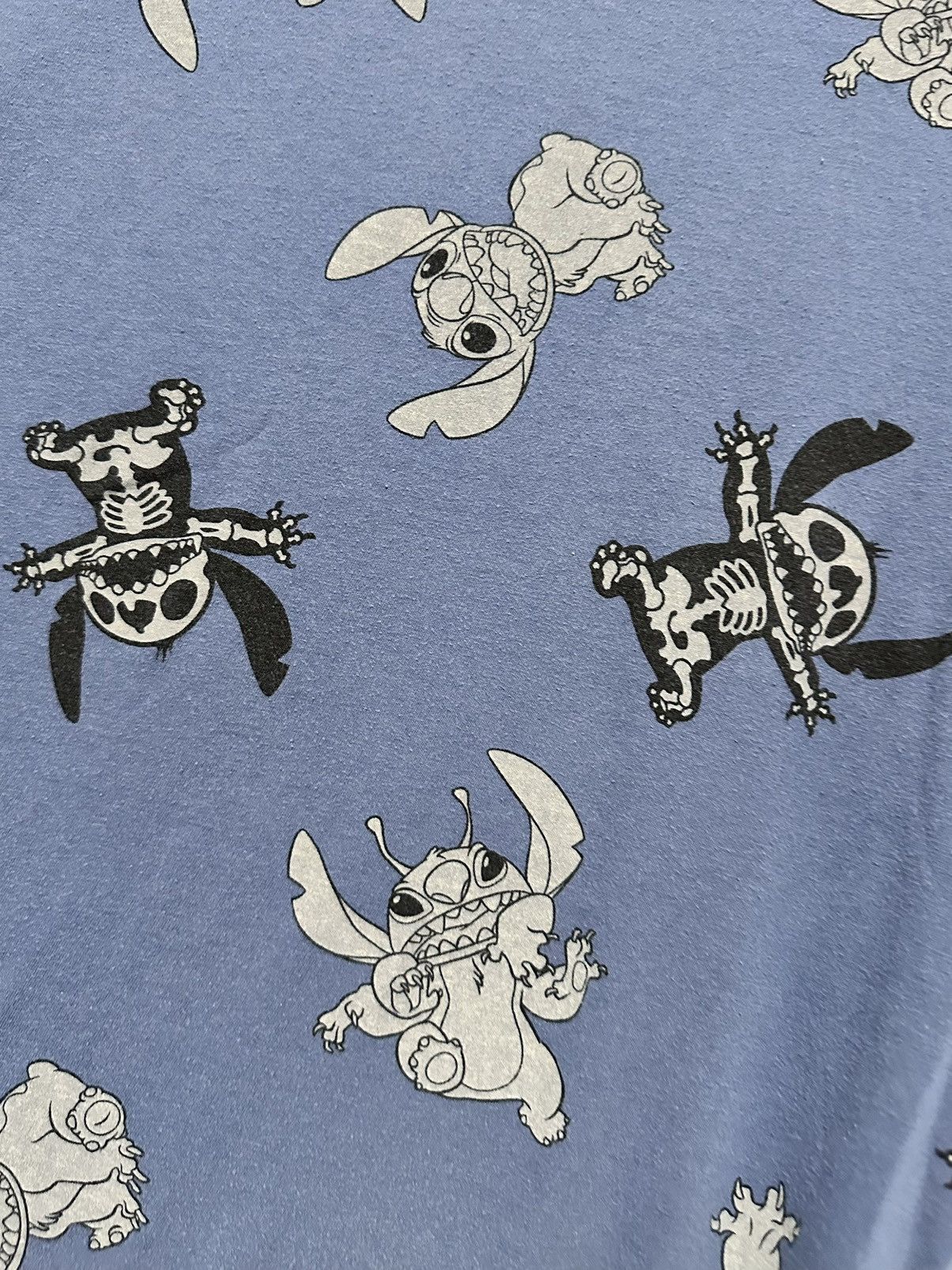 Disney Disney Stitch Funny Skeleton Shirt Size US L / EU 52-54 / 3 - 2 Thumbnail