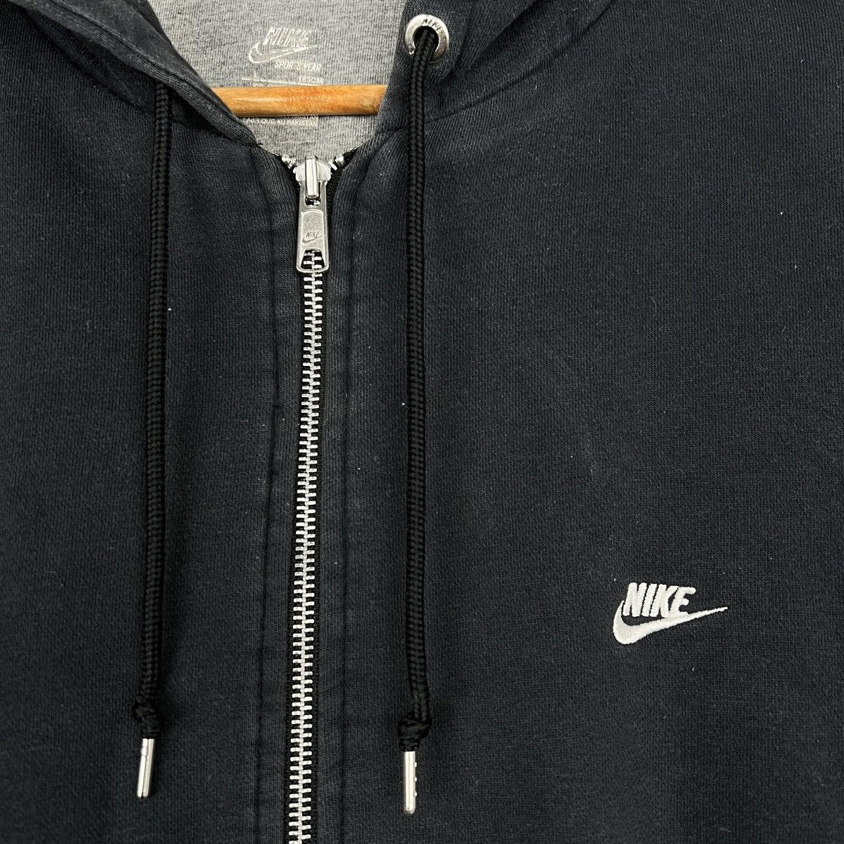 Nike × Vintage Nike vintage zip hoodie 2000s faded y2k Size US L / EU 52-54 / 3 - 2 Thumbnail