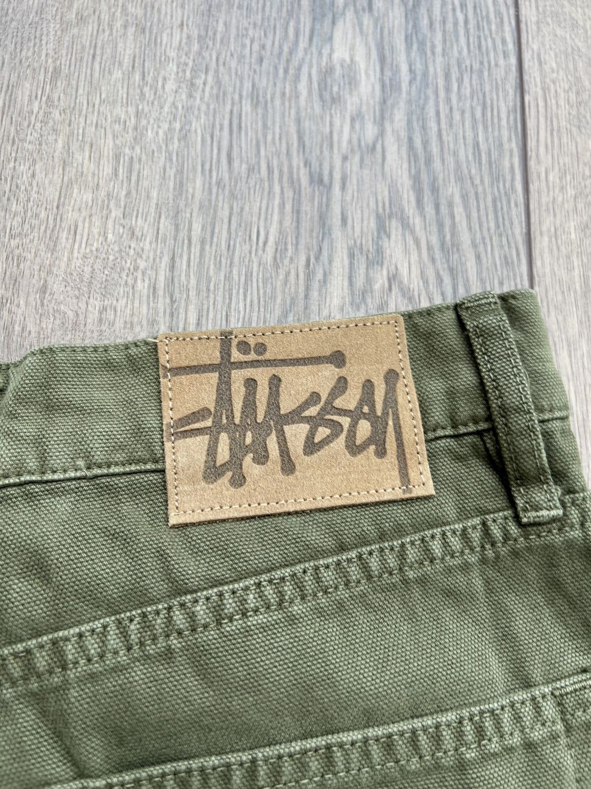 Stussy Stussy Big Ol Jean Olive Green 28 Size US 28 / EU 44 - 6 Thumbnail