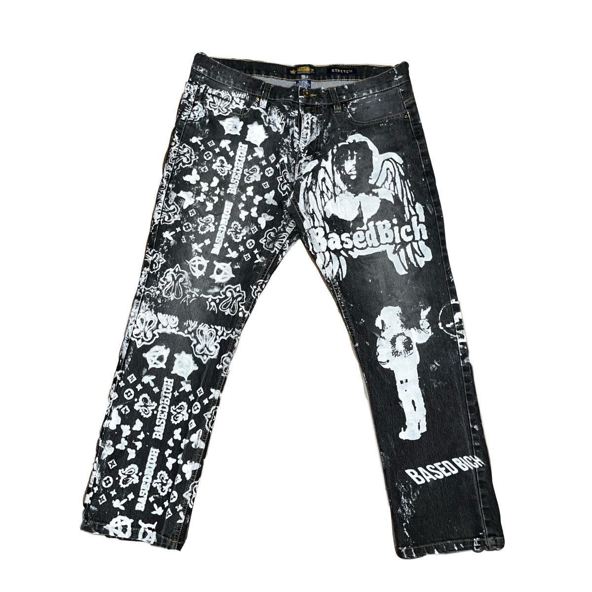 Designer Basedbich Mens 1of1 jeans size 36x30 Size US 36 / EU 52 - 1 Thumbnail