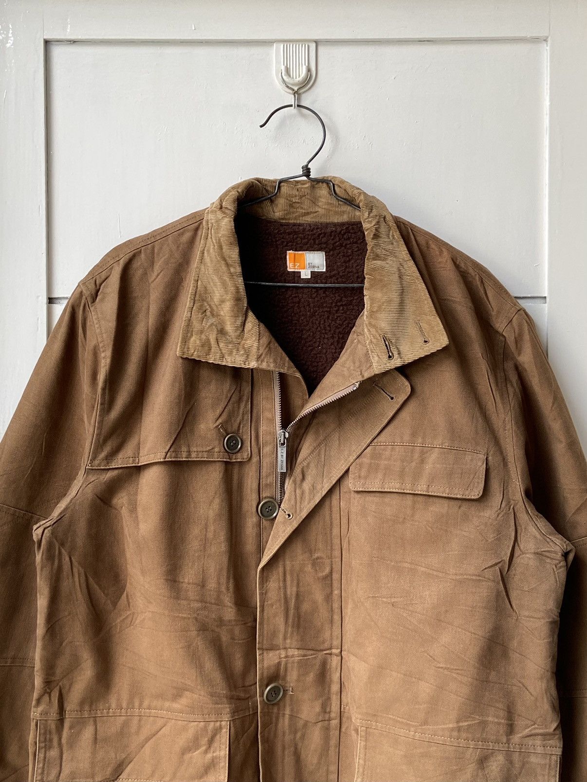 Ermenegildo Zegna × Z Zegna EZ By ZEGNA Brown Jacket Size US L / EU 52-54 / 3 - 2 Thumbnail