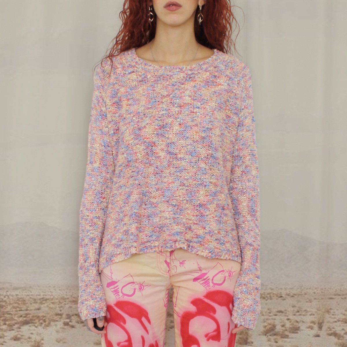 Other × Vintage 🌸PINK SWEATER🌸 Size M / US 6-8 / IT 42-44 - 1 Thumbnail