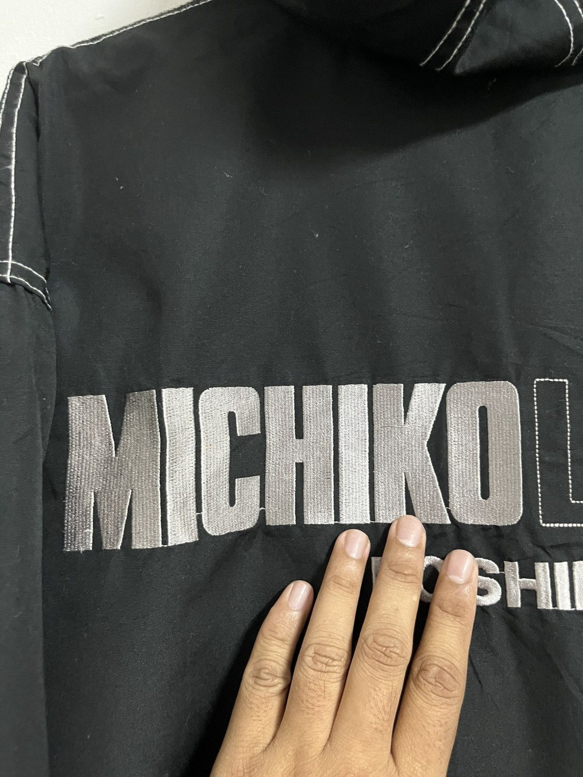 Michiko Koshino London 💥💥CRAZY BIG LOGO Michiko London Long HEAVY Jackets Size US L / EU 52-54 / 3 - 5 Thumbnail