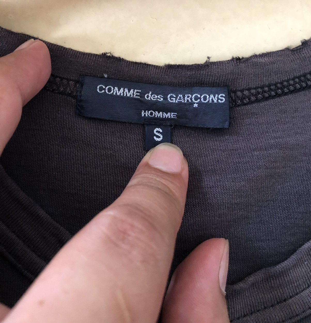 Comme des Garcons Homme Vintage Comme Des Garcons Homme Tees With Homme Font Size US M / EU 48-50 / 2 - 4 Thumbnail