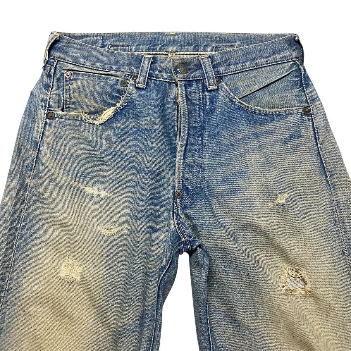 Levi's Vintage Levis 501 Big E Hidden Rivet Denim Selvedge Jeans Size US 30 / EU 46 - 5 Thumbnail
