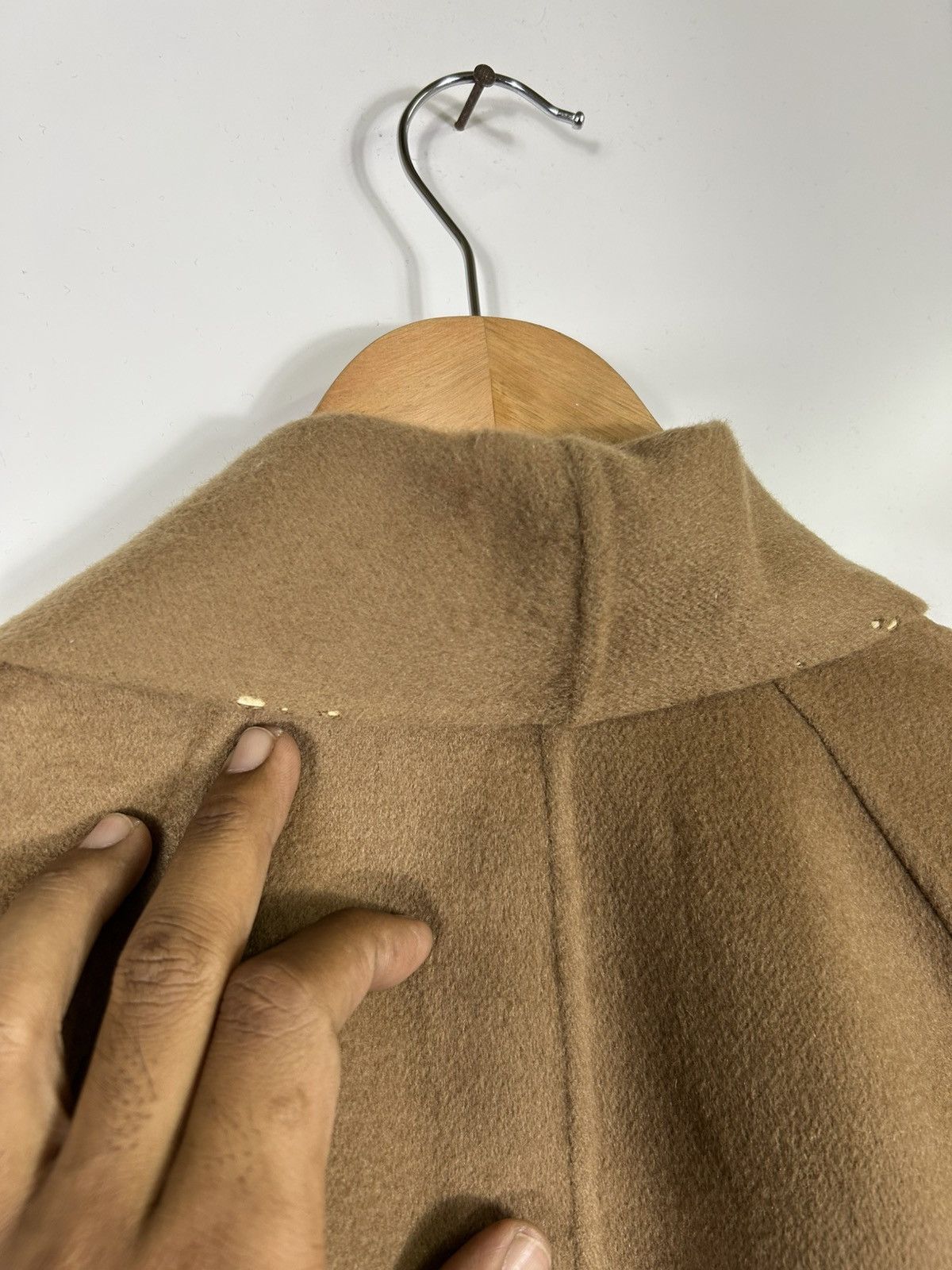 Designer ⚡️Vintage Gerardi Italy Cashmere Buttonless Jacket Size M / US 6-8 / IT 42-44 - 19 Thumbnail
