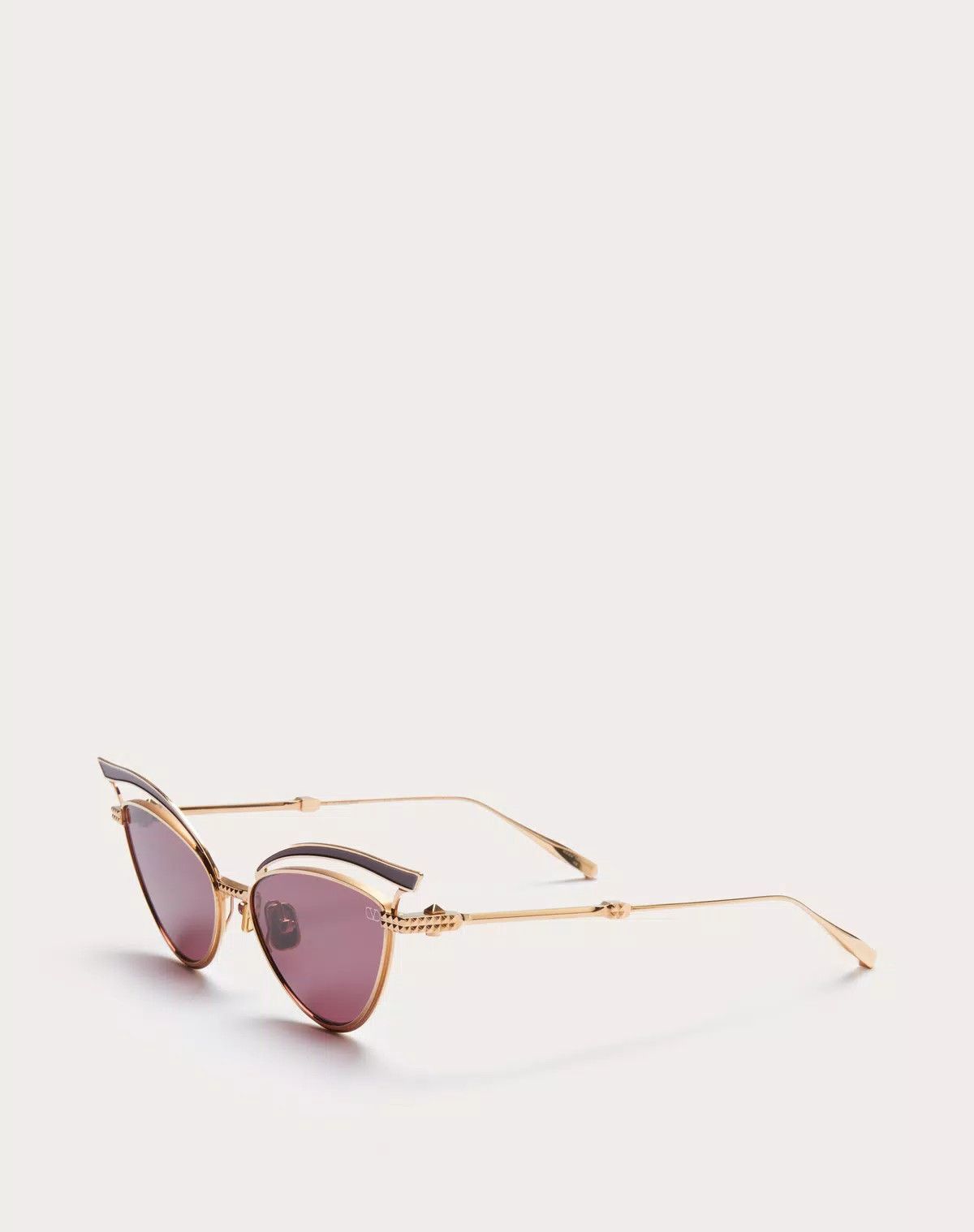 Valentino oc11z0725 Size: 55/ Cat-Eye Titanium Frame in Light Gold Size ONE SIZE - 2 Thumbnail