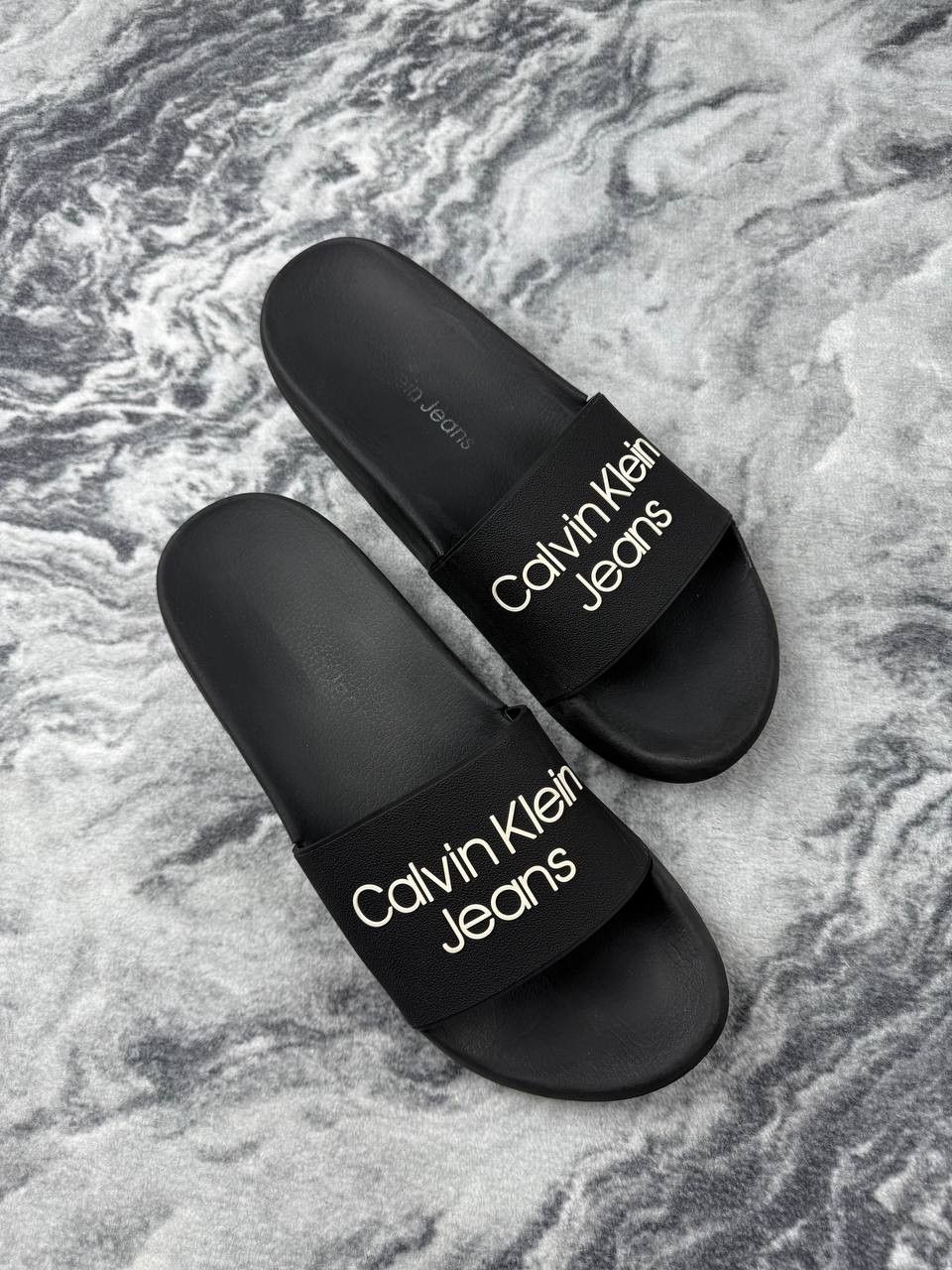 Calvin Klein Calvin Klein Jeans Slider Men Size 44 Black Size US 11 / EU 44 - 1 Thumbnail