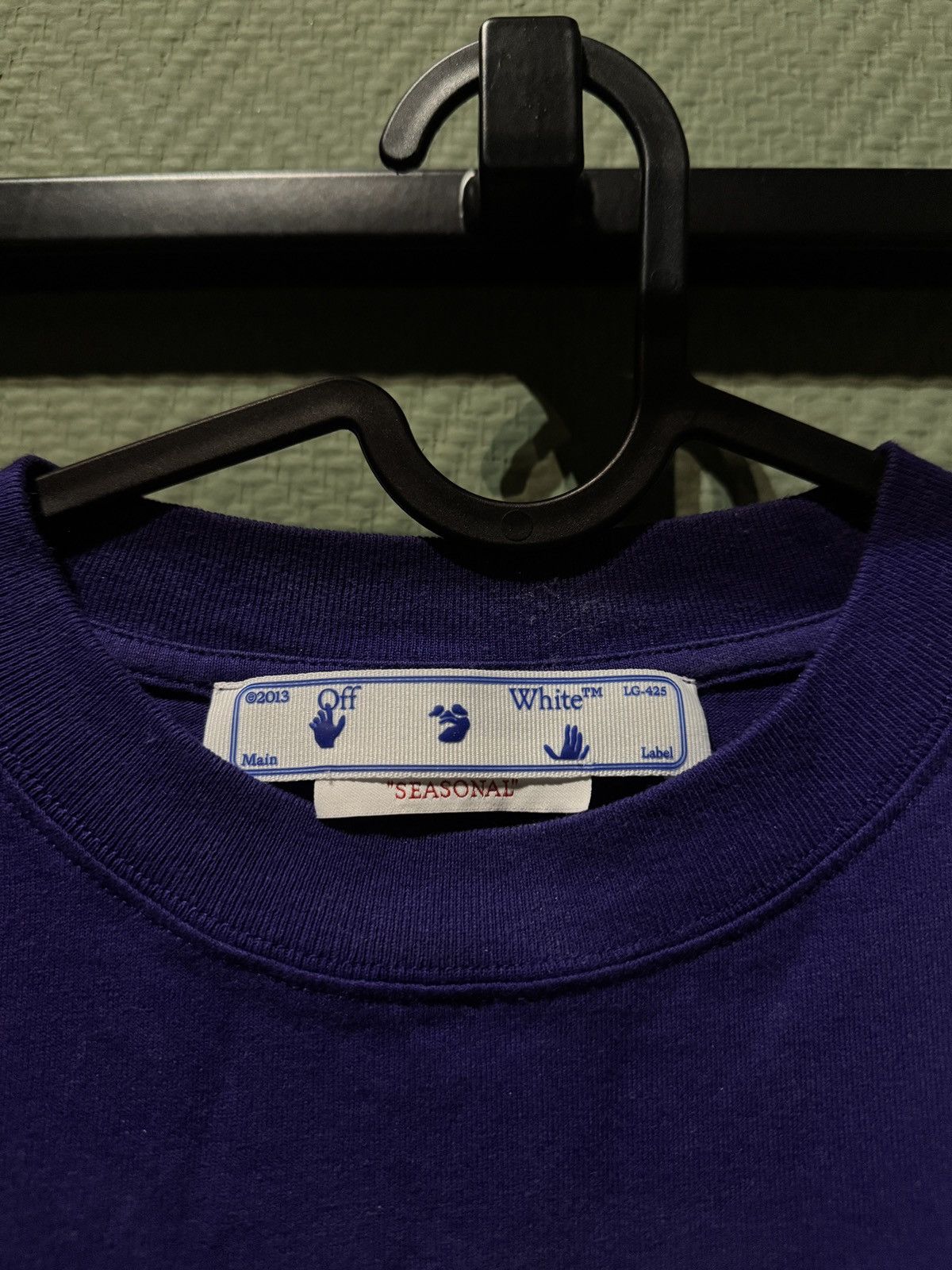 Off-White Purple and yellow off white T shirt Size US S / EU 44-46 / 1 - 2 Thumbnail