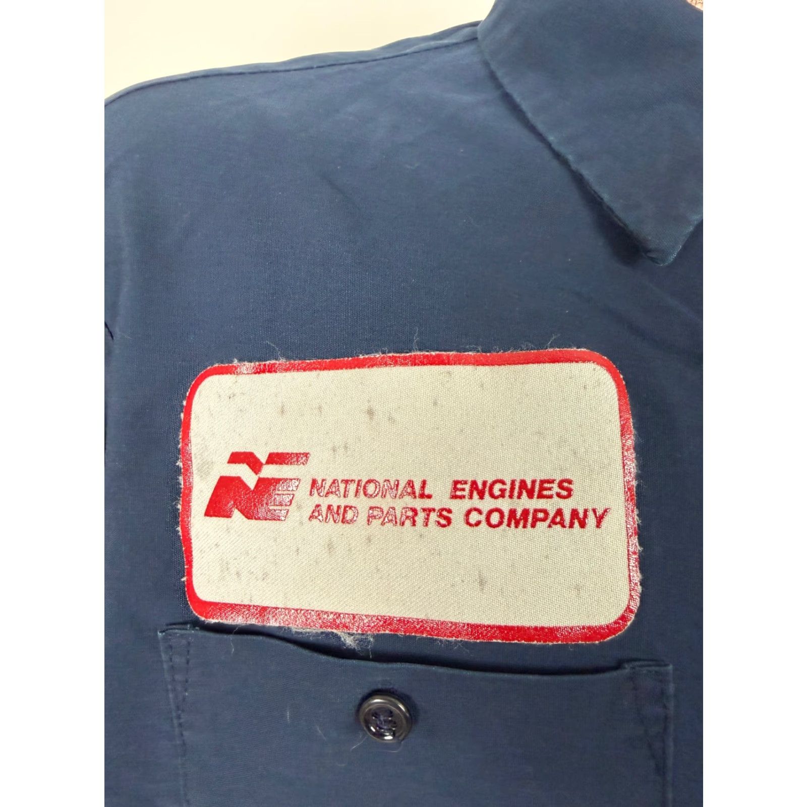Vintage Vintage 80s Mechanic Work Shirt Medium Tall National Engines Parts Company USA Size US M / EU 48-50 / 2 - 4 Thumbnail