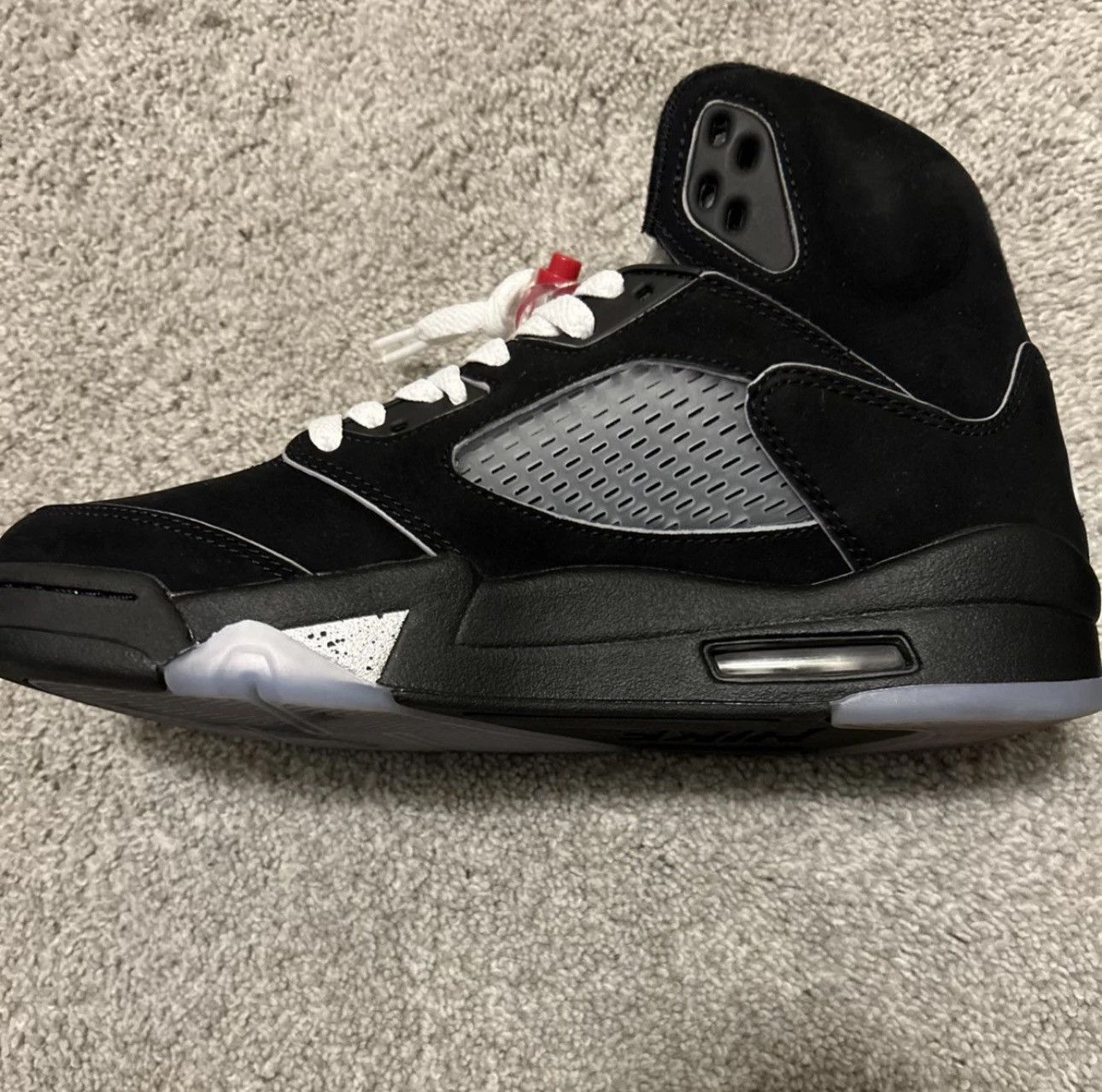 Jordan Brand Jordan 5 Black Metallic Size US 8 / EU 41 - 4 Thumbnail
