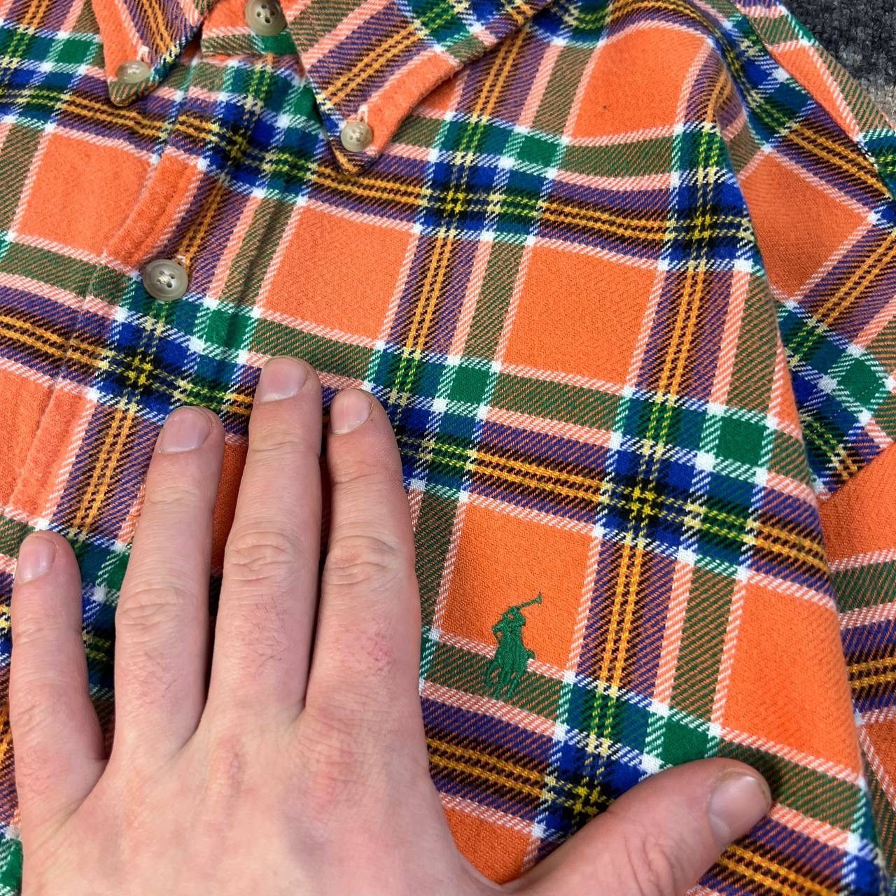 Polo Ralph Lauren Polo Ralph Lauren Vintage Plaid Flannel Button Up Shirt Size US XL / EU 56 / 4 - 4 Thumbnail