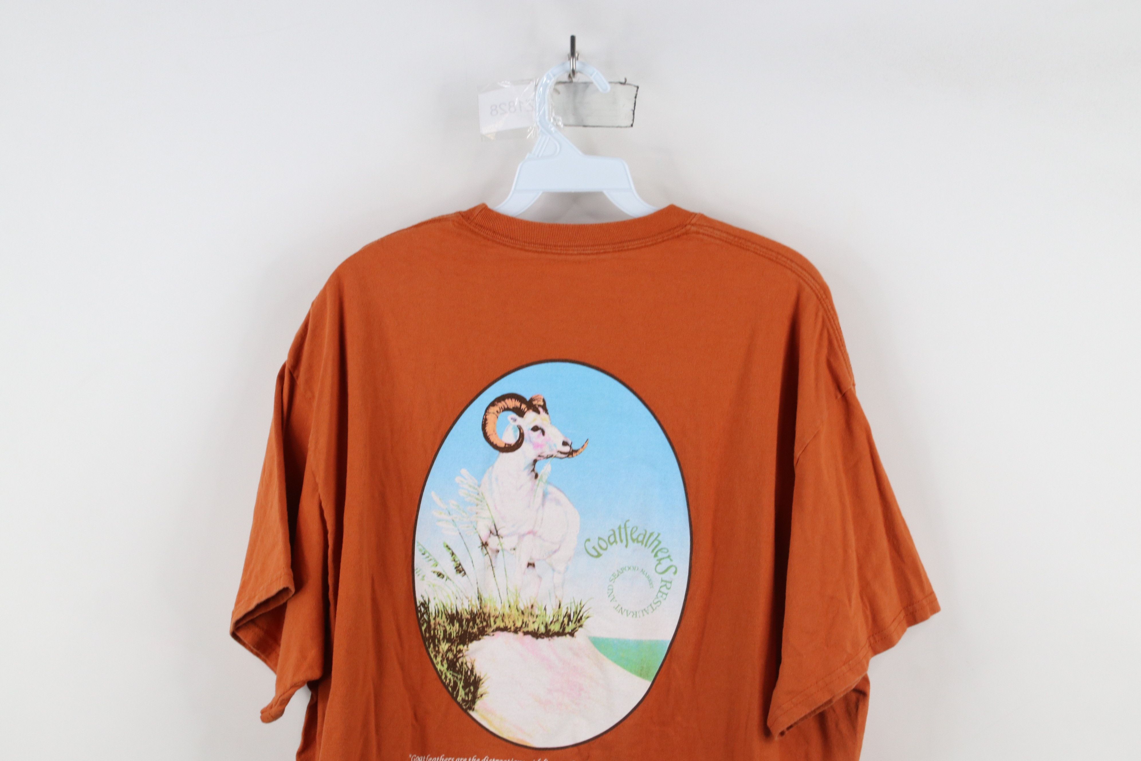 Vintage Vintage Goatfeathers Restaurant Santa Rosa Beach T-Shirt Size US XL / EU 56 / 4 - 12 Thumbnail