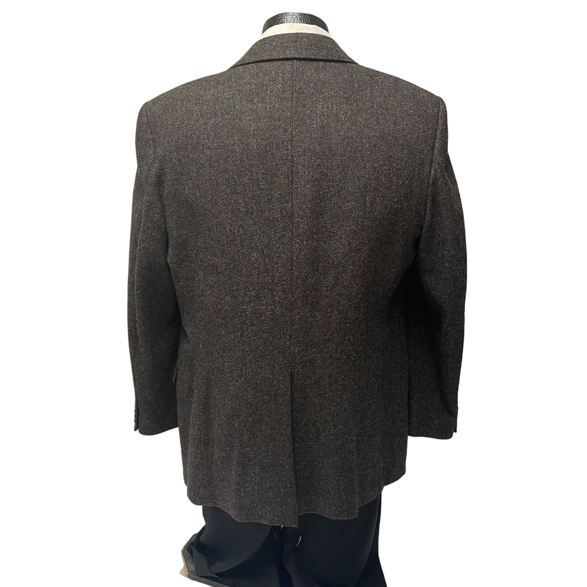 Haggar Vtg Haggar DONEGAL TWEED Sport Coat Multicolor Jacket Size 44R - 3 Thumbnail