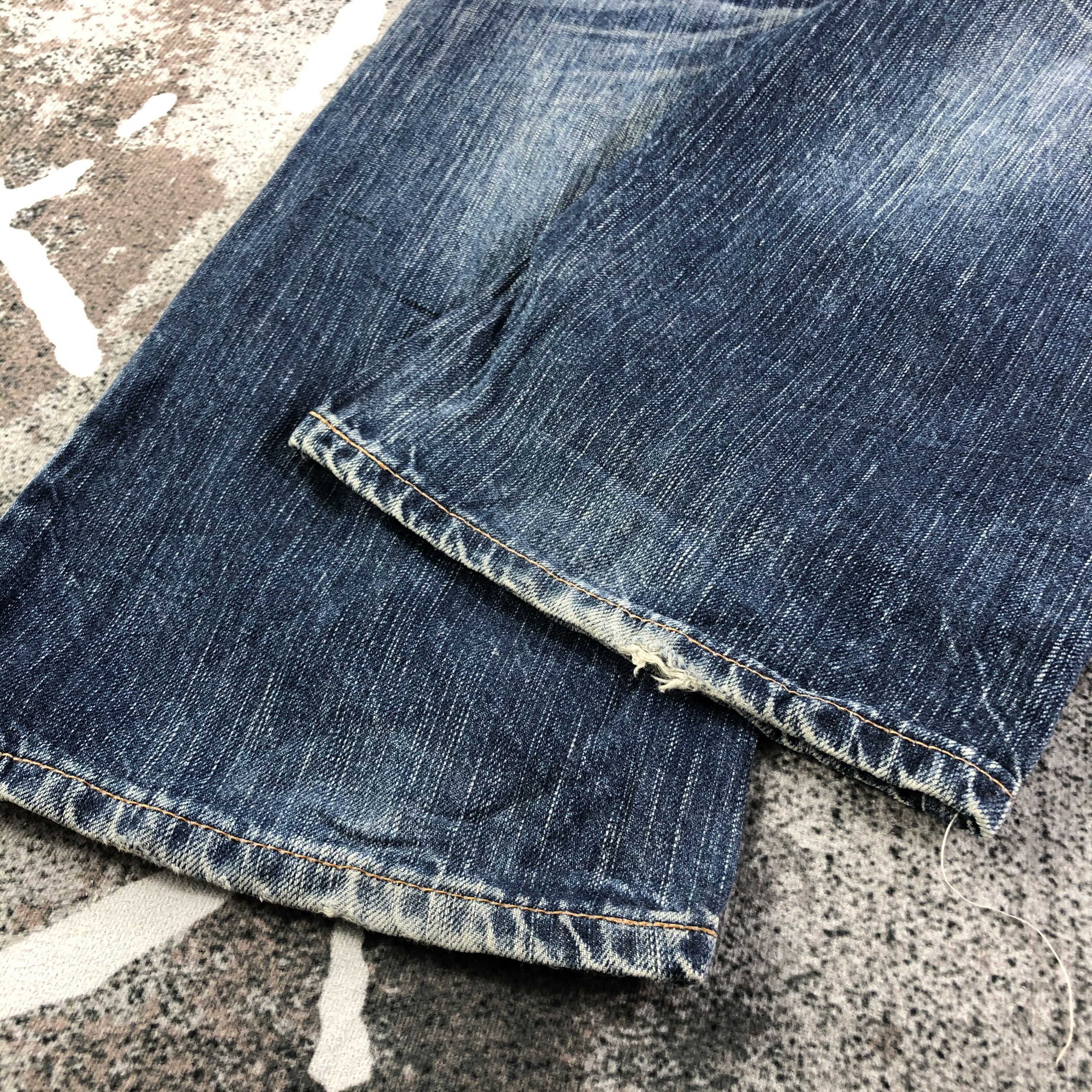 Edwin Edwin XV Jeans Distressed Flare Denim KJ1710 Size US 28 / EU 44 - 6 Thumbnail