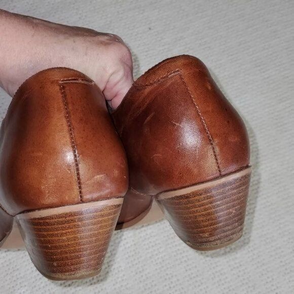 Durango Durango Sz. 8.5 Brown Leather 2" Heeled Pullon Square Toe Bo Size US 8.5 / EU 41-42 - 6 Thumbnail