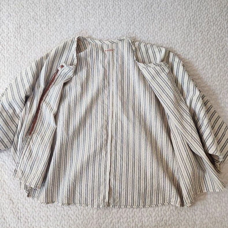 Kapital Geometric Embroidered Cotton Button Shirt Size US XS / EU 42 / 0 - 1 Thumbnail