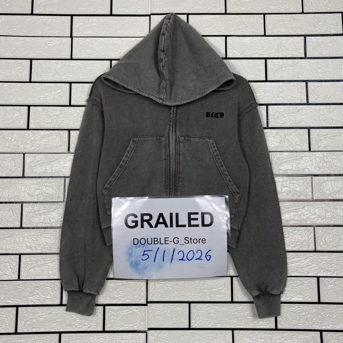 Japanese Brand Cropped Detroit Bomber Hoodie Jacket Unbranded Issey Miyake Size US M / EU 48-50 / 2 - 1 Thumbnail