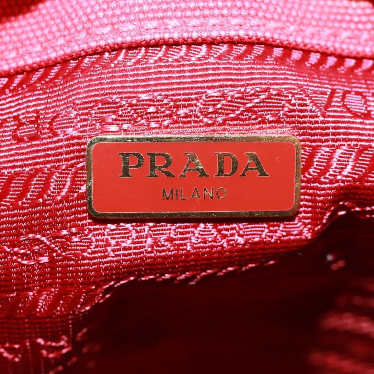 Prada PRADA Shoulder Bag Straw Canvas Beige Red Auth 167958V - Jer Size ONE SIZE - 15 Thumbnail