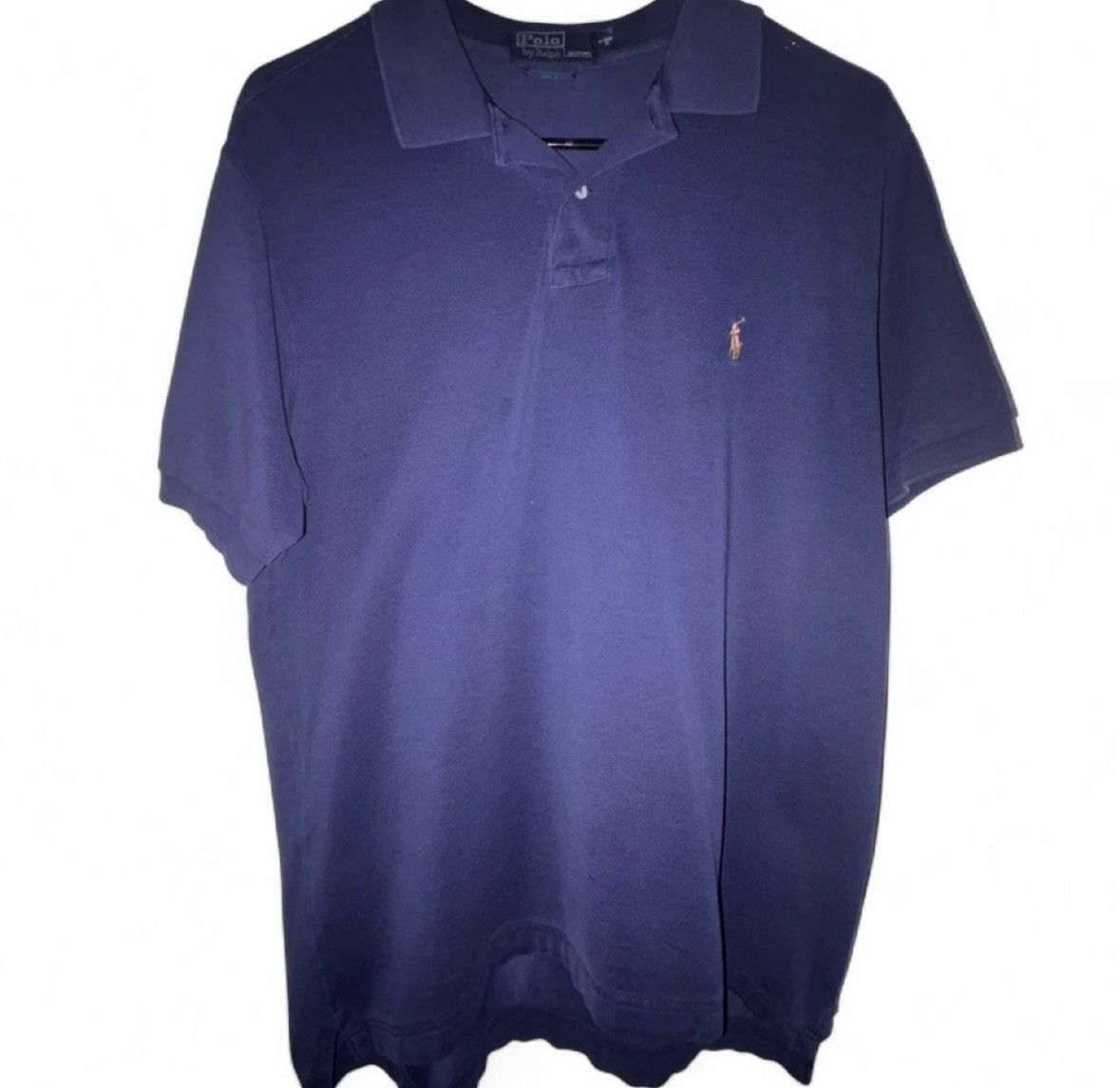 Polo Ralph Lauren Navy blue ralph lauren polo shirt size large custom fit y2k Size US L / EU 52-54 / 3 - 1 Thumbnail