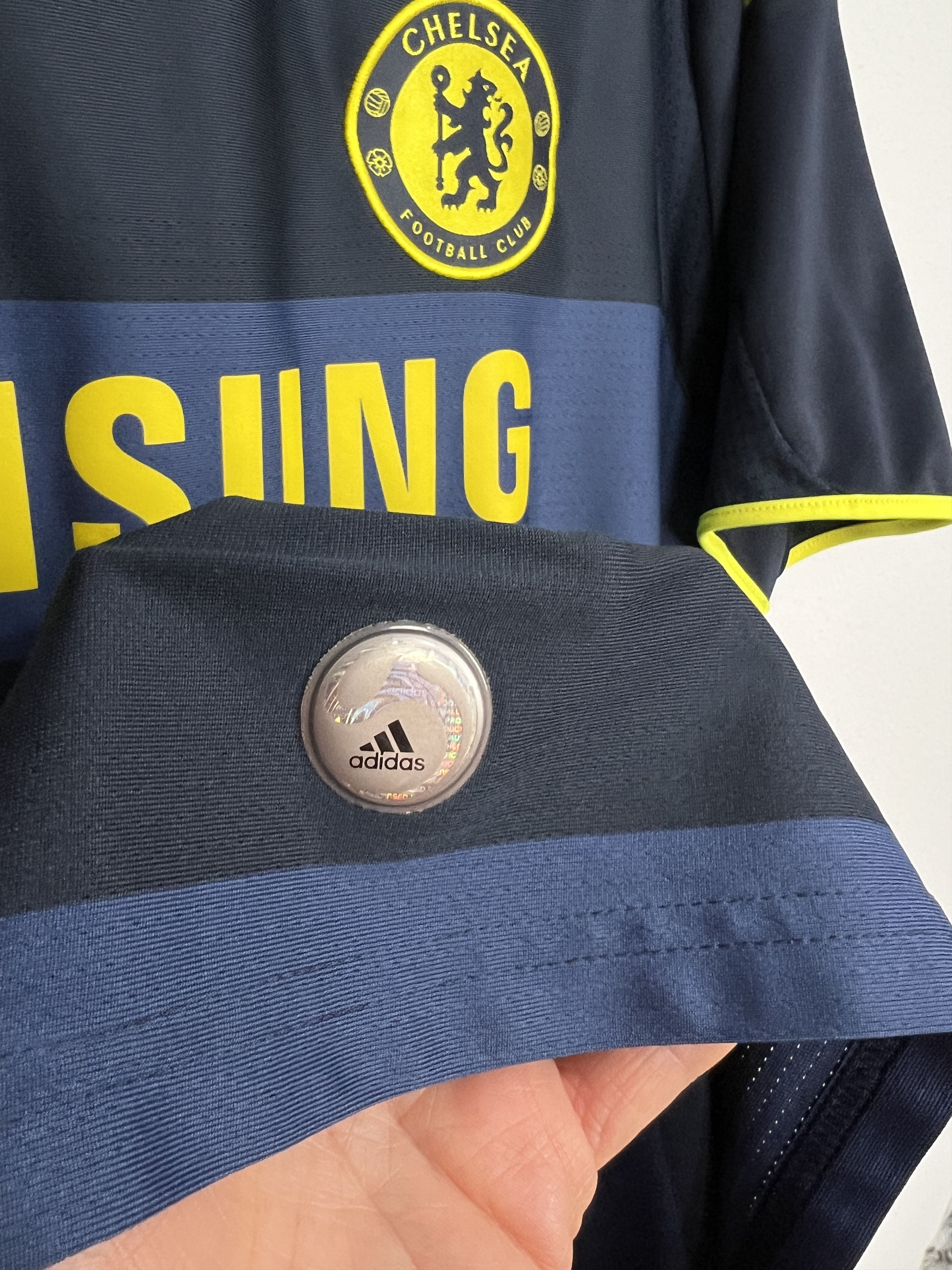 Adidas Chelsea Away football shirt 2009 Soccer Jersey Trikot Rare Size US L / EU 52-54 / 3 - 5 Thumbnail