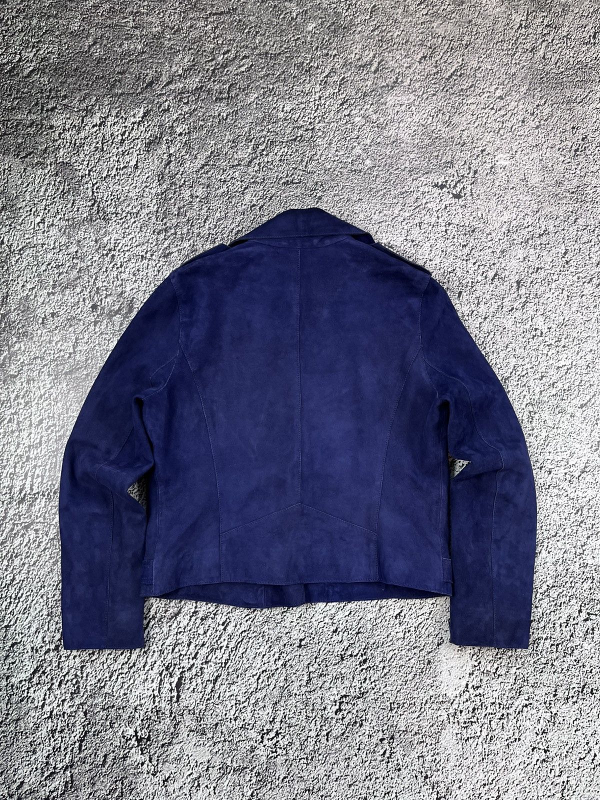 Reiss Vintage Reiss Womens Premium Perfecto SUEDE BIKER JACKET Size M / US 6-8 / IT 42-44 - 9 Thumbnail