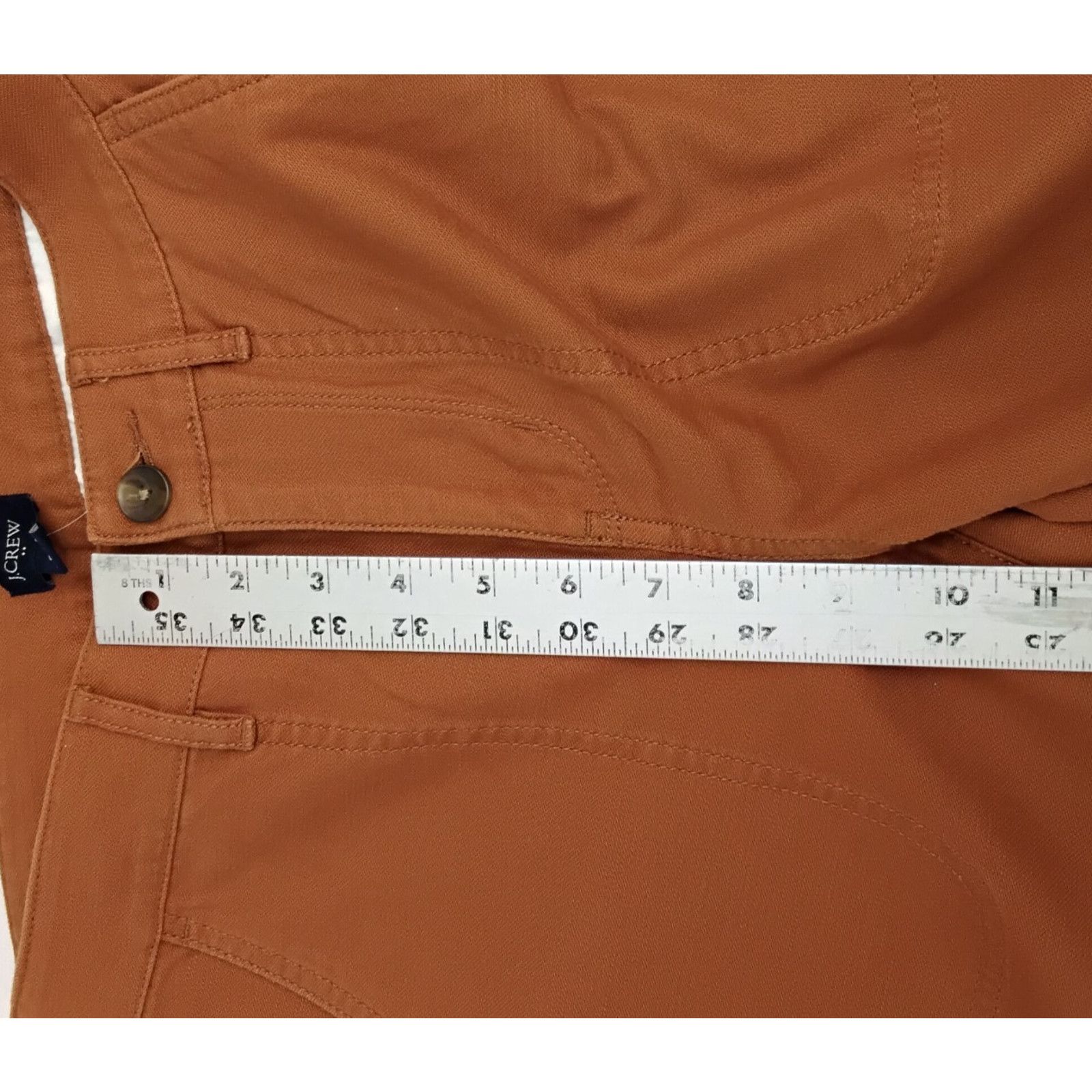 J.Crew J. Crew Straight Pant Women 00 (26"x27") Orange Trouser NWT Size 24" / US 00 / IT 34 - 14 Thumbnail