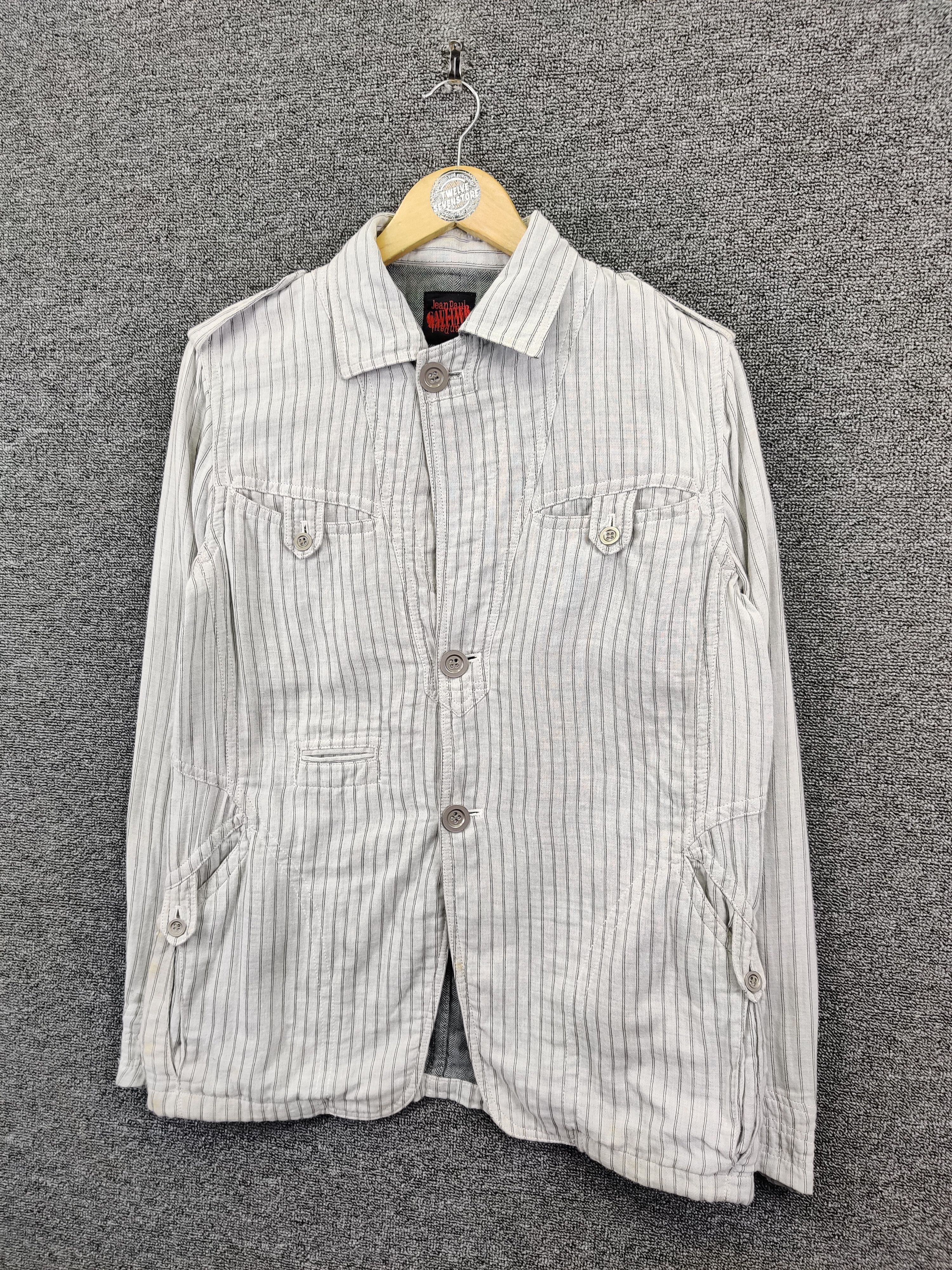Jean Paul Gaultier Vintage Jean Paul Gaultier Overshirt Jacket Size US M / EU 48-50 / 2 - 2 Thumbnail