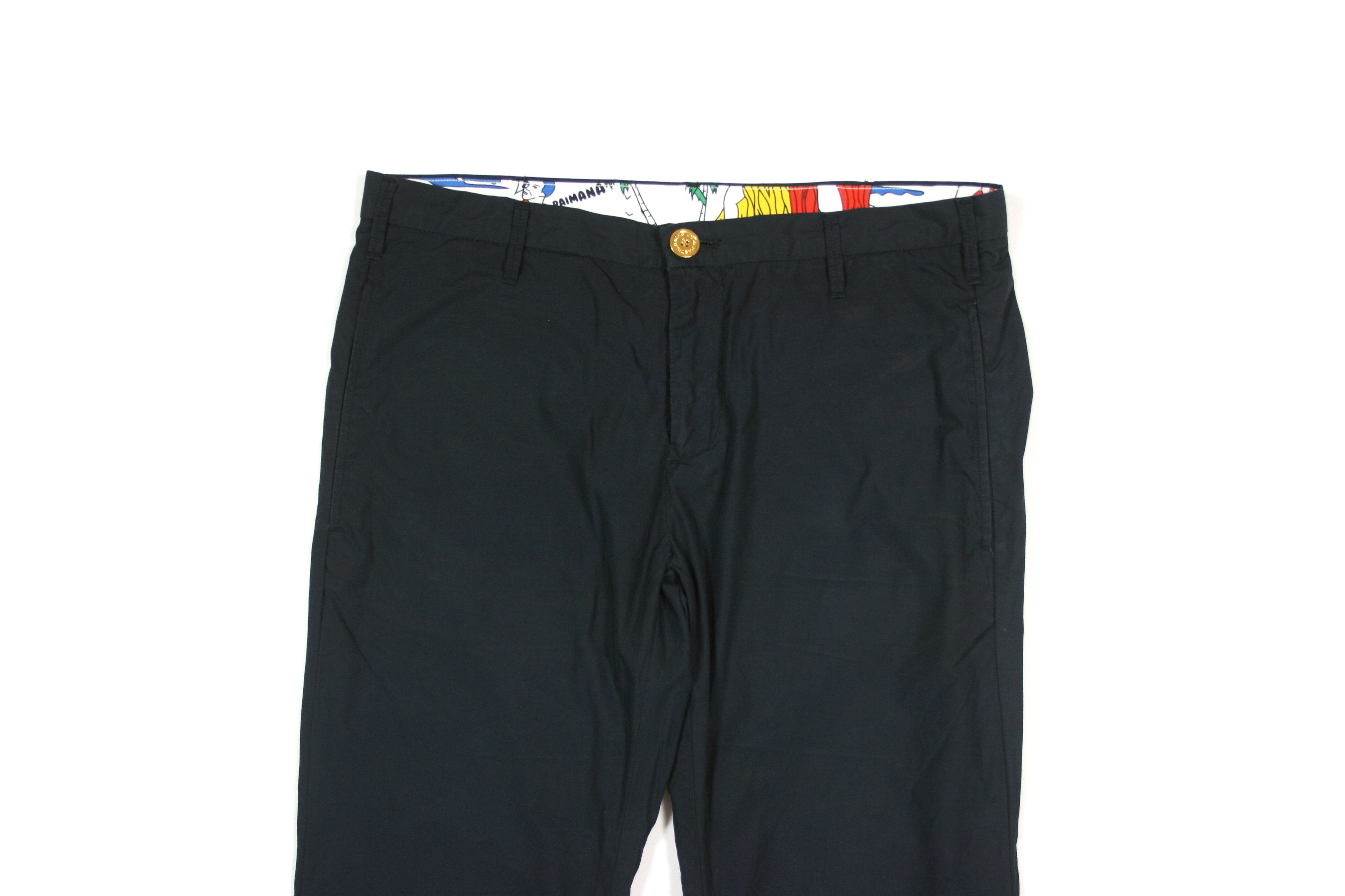 Jean Charles De Castelbajac Light Cotton Chino Pants Size US 34 / EU 50 - 3 Thumbnail