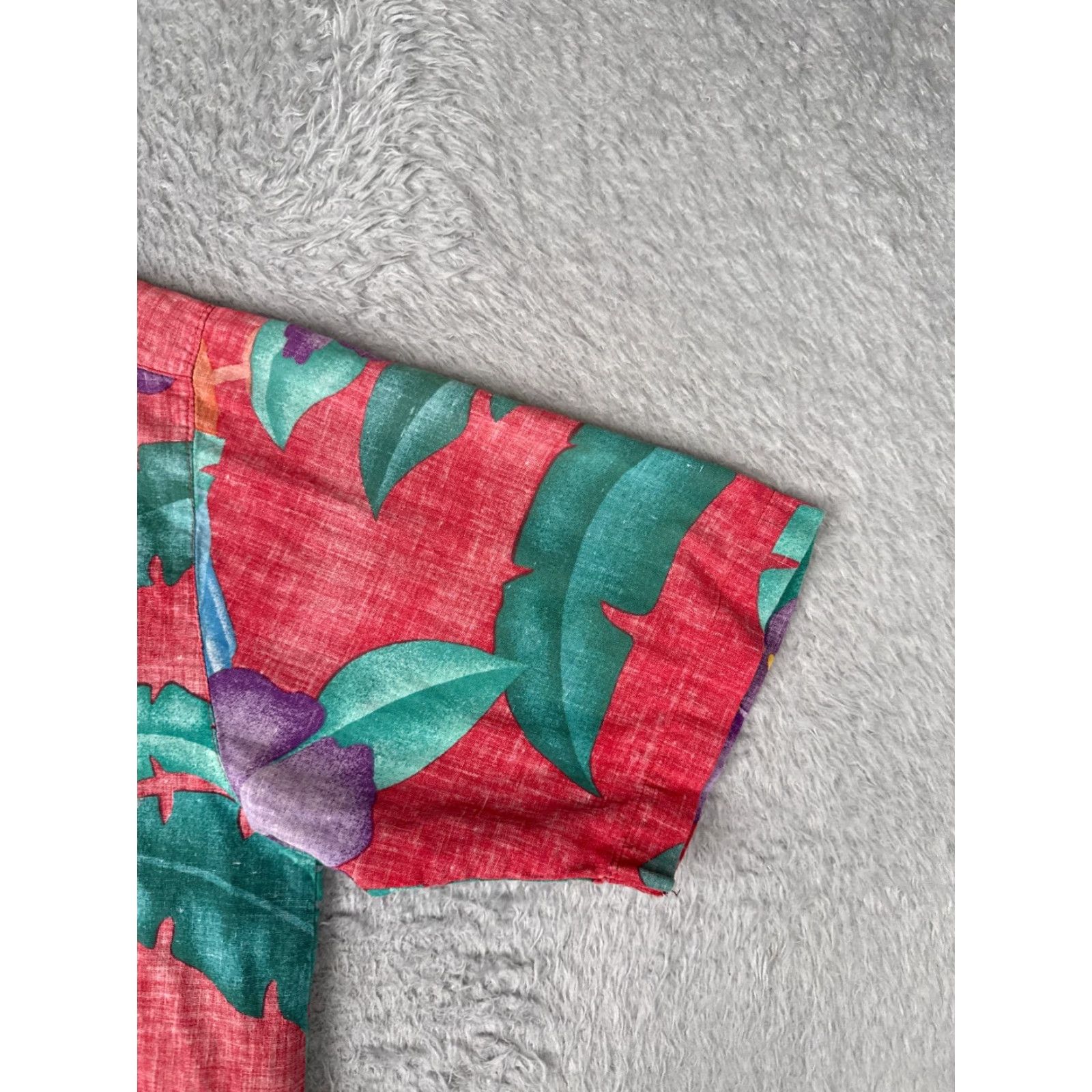 Vintage VINTAGE UNIONBAY Hawaiian Shirt Men Small Pink Parrot Cotton Button Inside Out Size US S / EU 44-46 / 1 - 2 Thumbnail