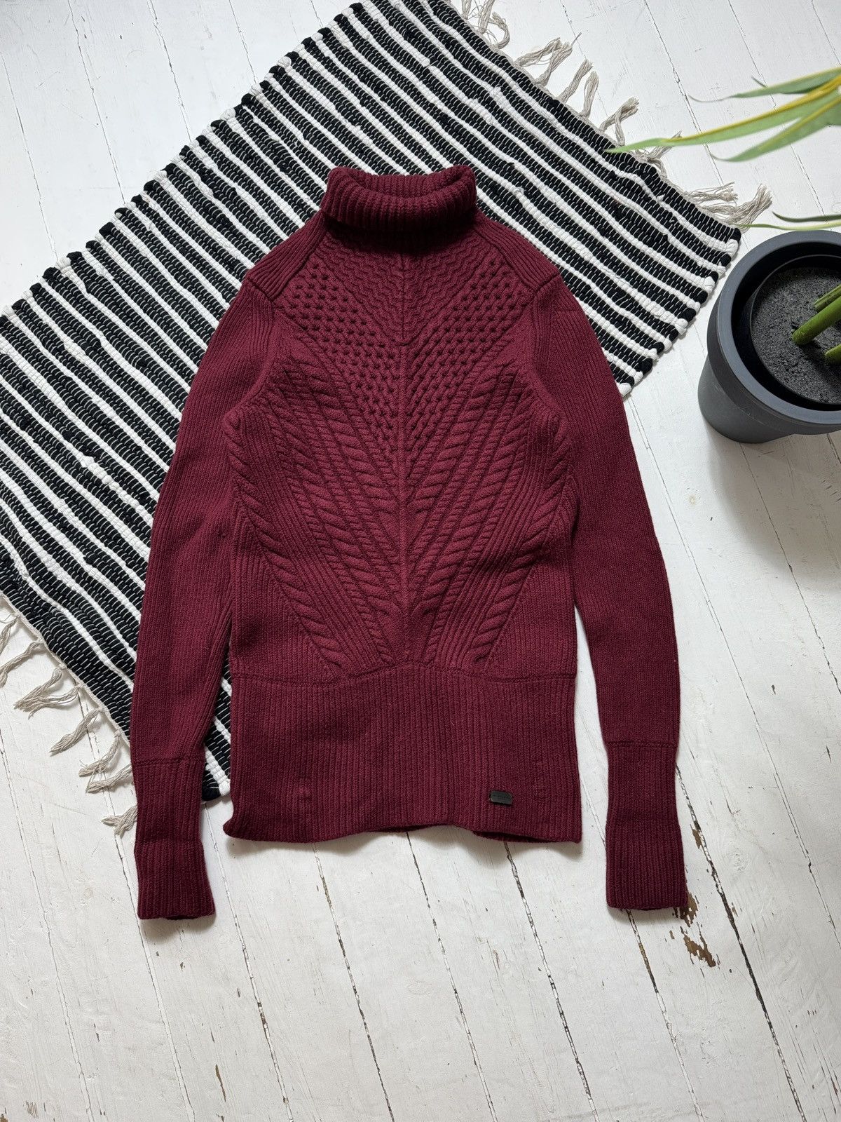 Burberry VINTAGE BURBERRY KNITTED SWEATER Size L / US 10 / IT 46 - 3 Thumbnail