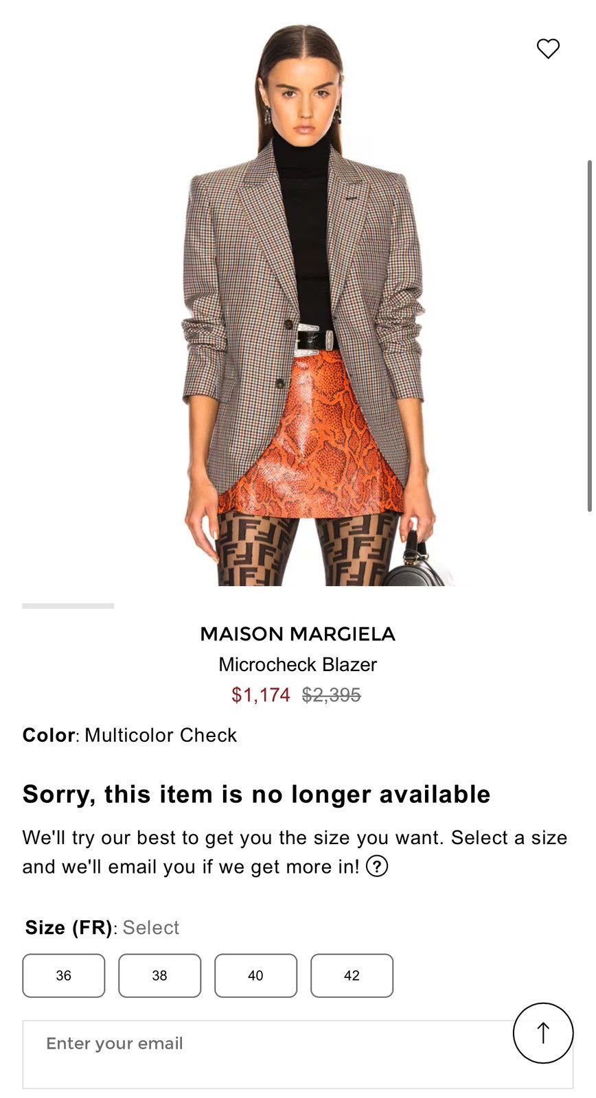 Maison Margiela Maison Margiela Blazer Coat RRP 2,395$ Size S / US 4 / IT 40 - 8 Thumbnail