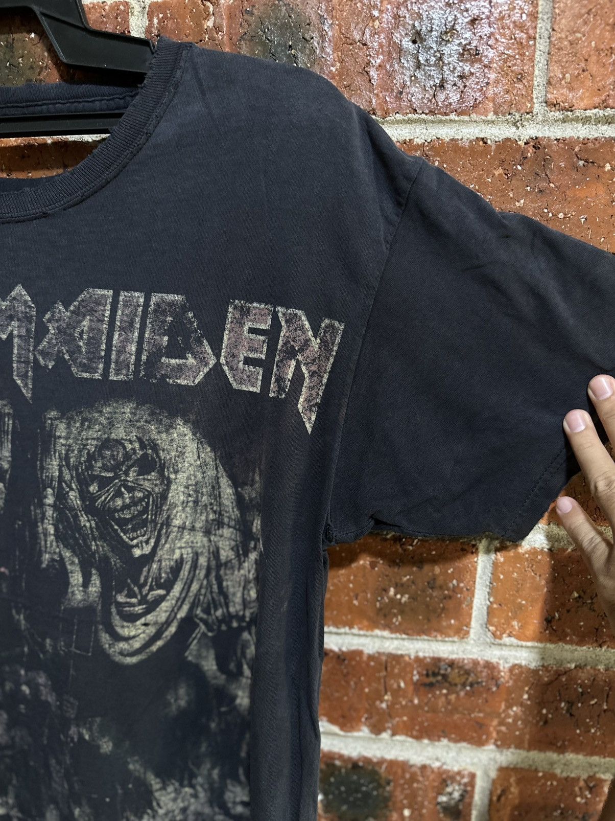 Band Tees Thrashed Vintage Iron Maiden Distress Tee Size US M / EU 48-50 / 2 - 7 Thumbnail