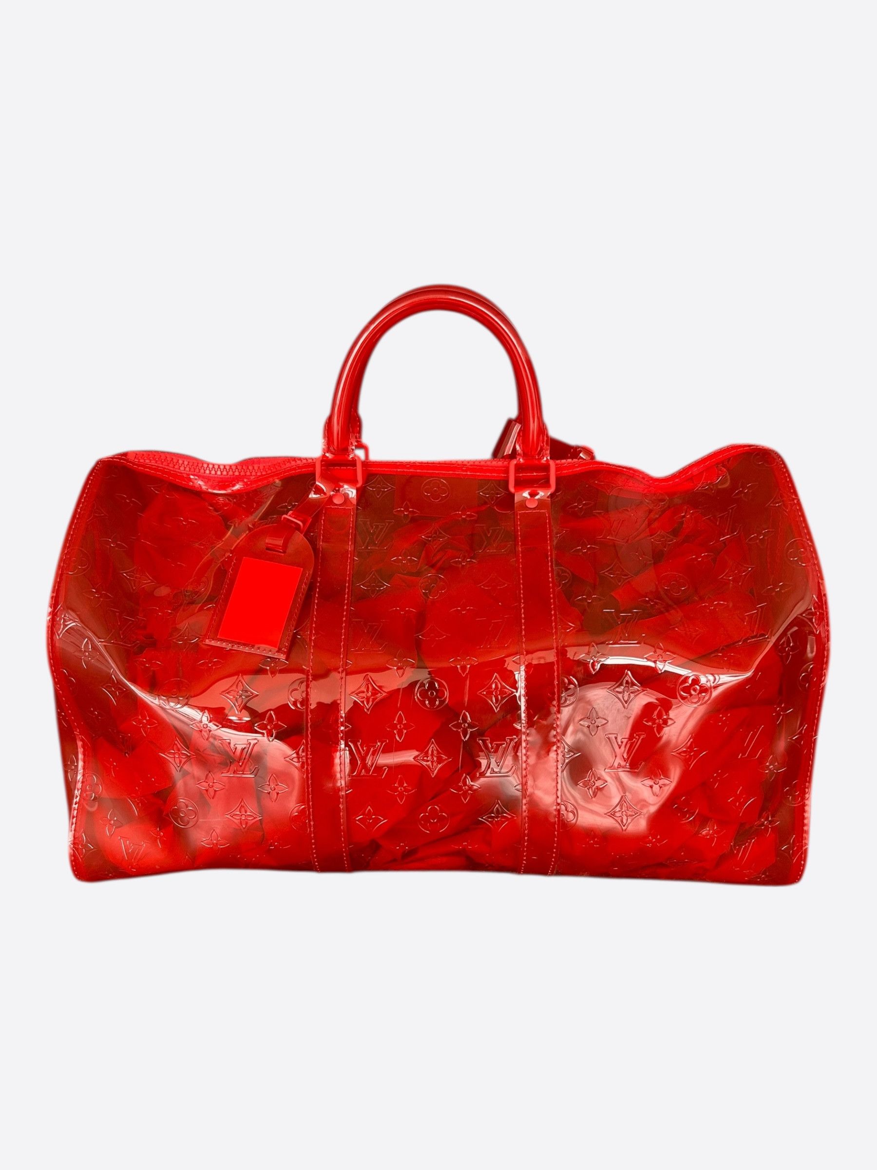 Louis Vuitton Louis Vuitton Red Prism Keepall 50 Size ONE SIZE - 3 Thumbnail