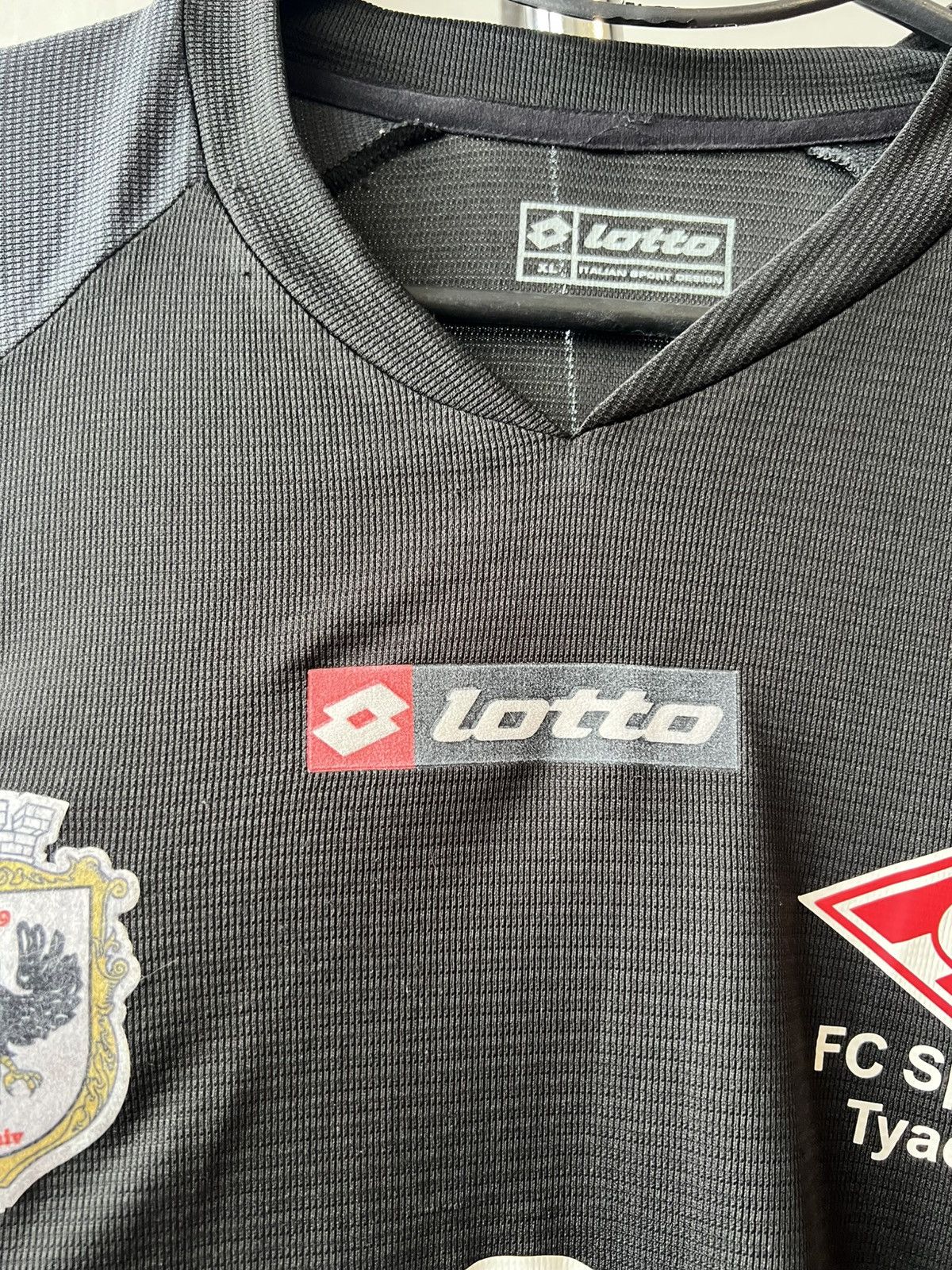 Lotto Sport 2006 FC Spartak Tyachiv Ukraine GK #1 Soccer Jersey match Size US XL / EU 56 / 4 - 6 Thumbnail