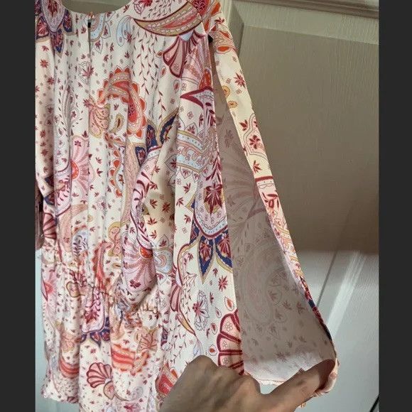 Lovers and Friends Lovers + Friends Epiphany Paisley Romper L NWT Size L / US 10 / IT 46 - 5 Thumbnail