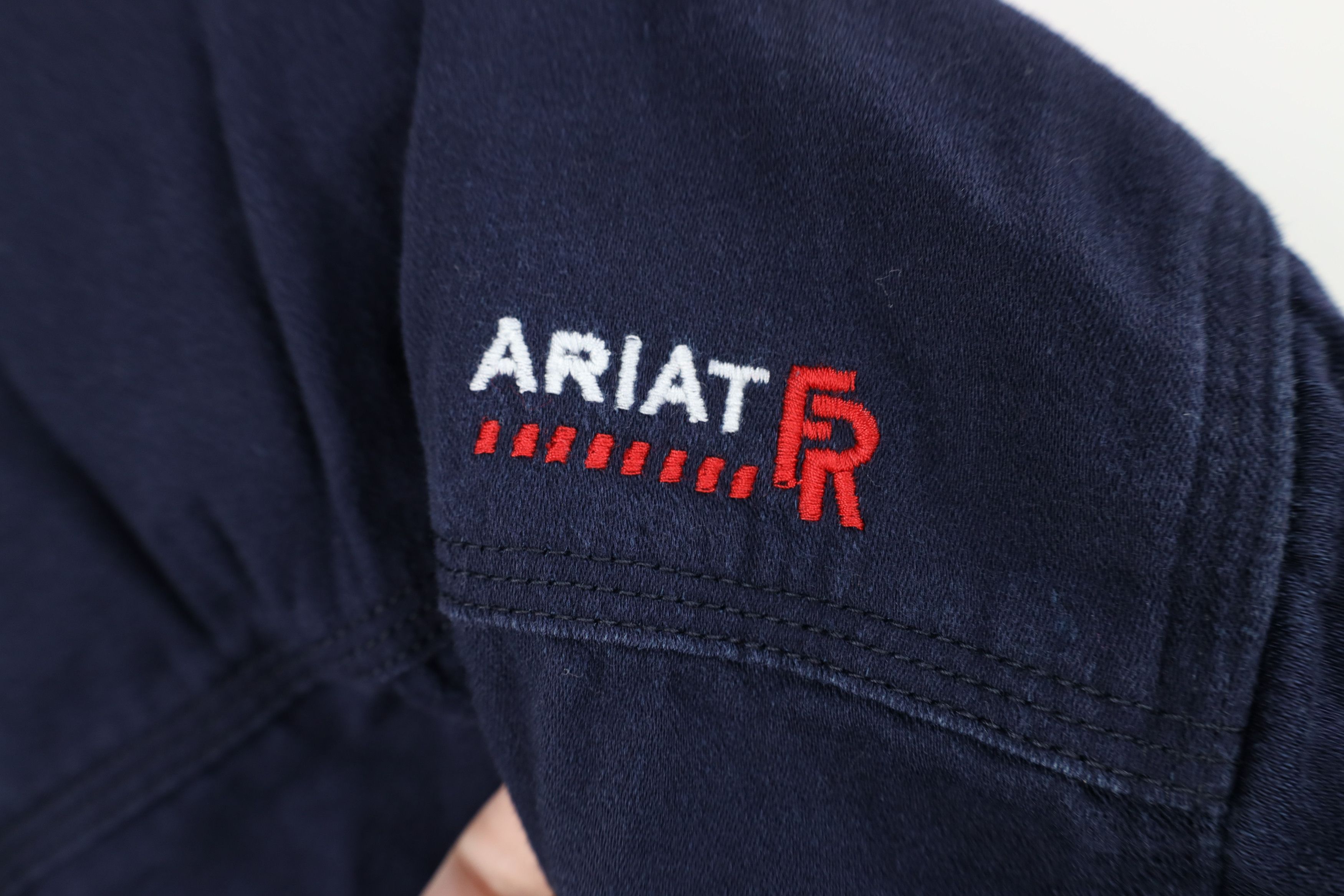 Ariat Ariat FR Fire Flame Resistant 2 Work Button Down Shirt Blue Size US XXL / EU 58 / 5 - 13 Thumbnail