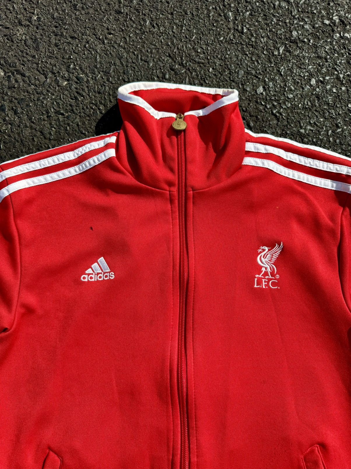 Adidas × Vintage 2010 Adidas Liverpool Gerard Soccer Team Track Jacket Size US S / EU 44-46 / 1 - 6 Thumbnail