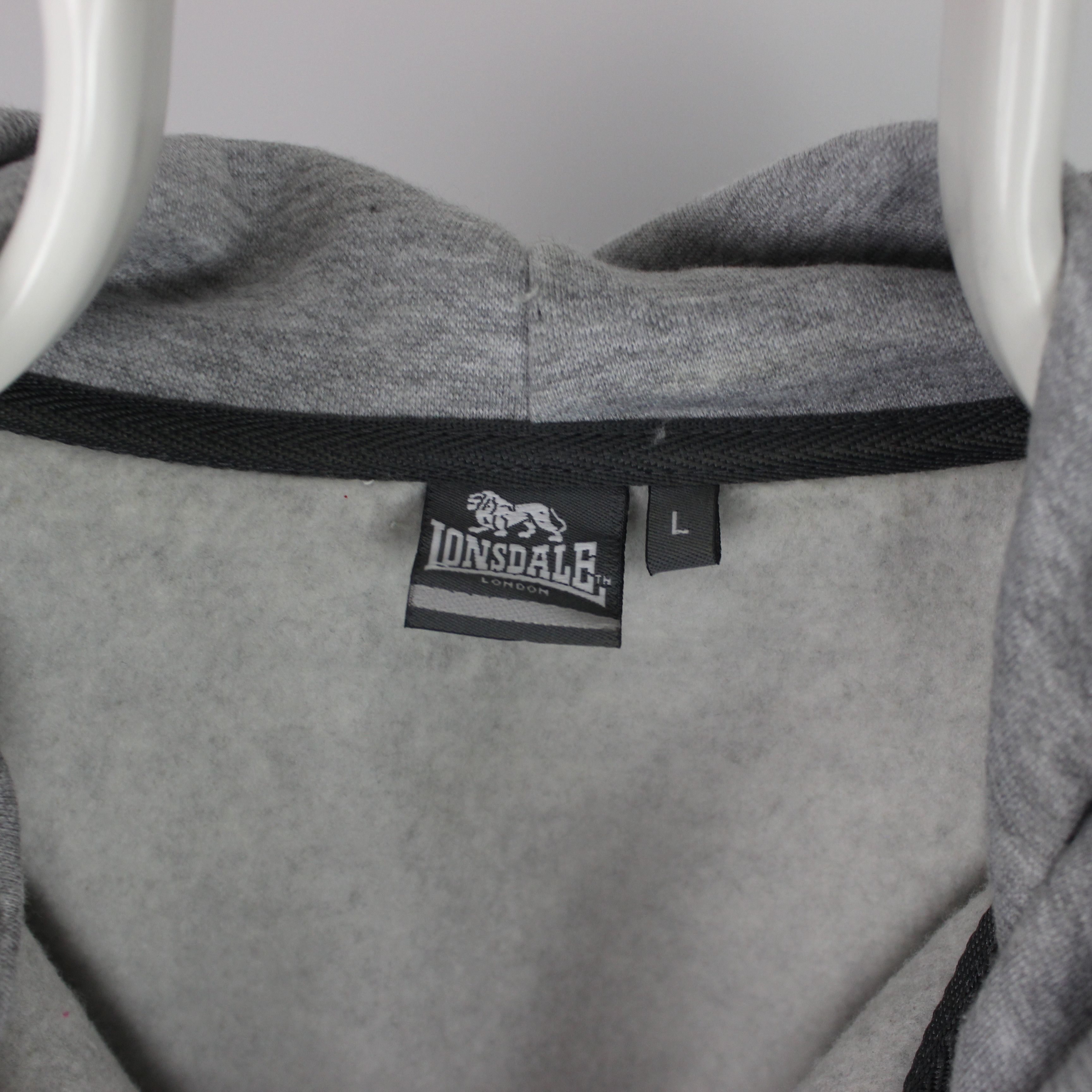 Lonsdale Lonsdale sweatshirt jumper men cotton L gray multilogo Size US L / EU 52-54 / 3 - 3 Thumbnail