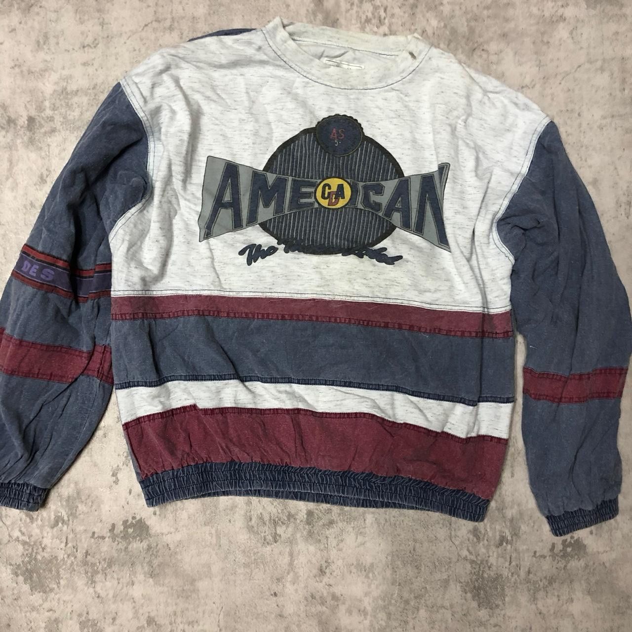 Other Le Frog crewneck sweatshirt in white and burgundy Size US XL / EU 56 / 4 - 1 Thumbnail