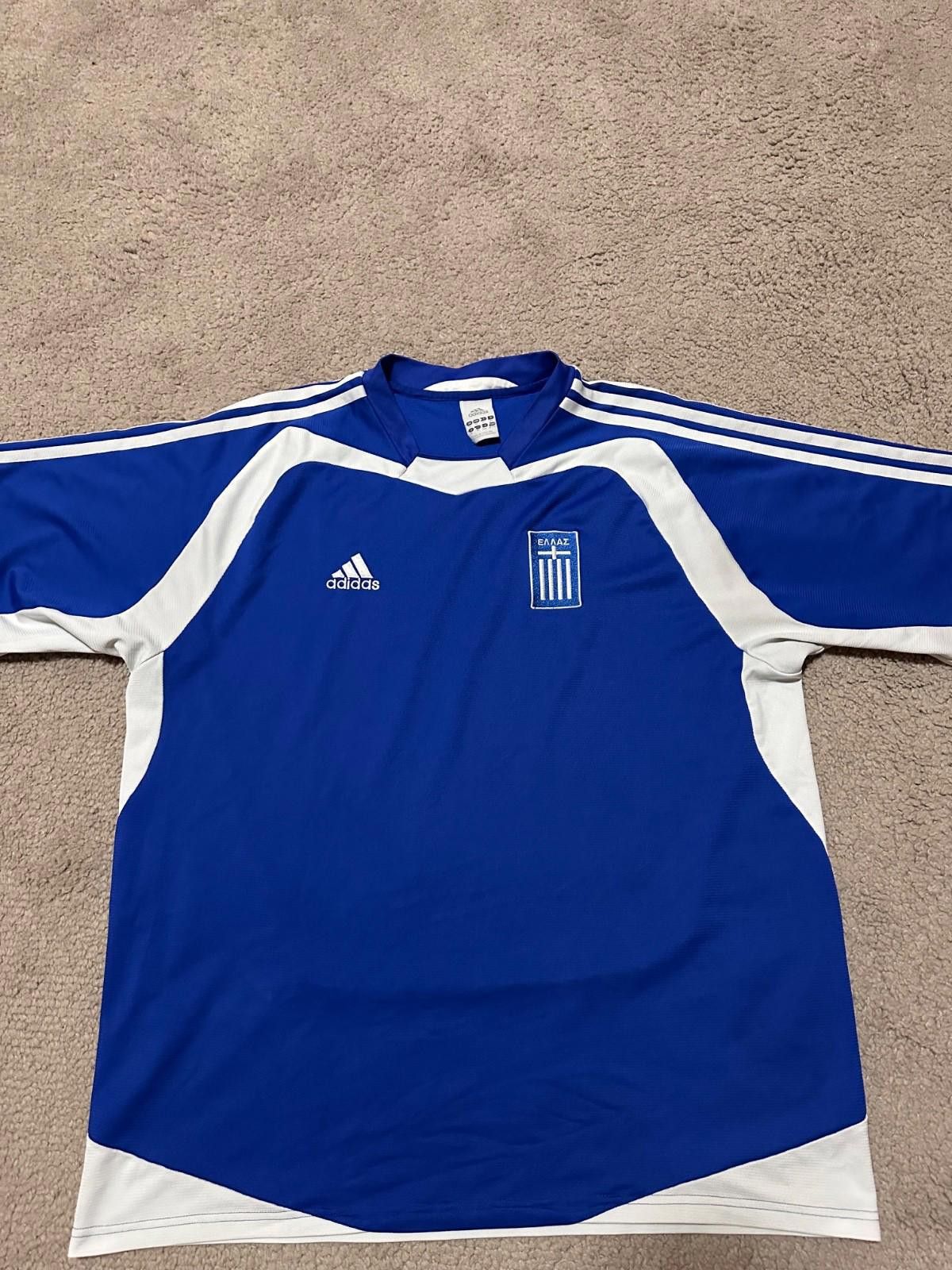 Adidas Adidas Greece 2004/06 Home Football Shirt Soccer Jersey XL Size US XL / EU 56 / 4 - 3 Thumbnail
